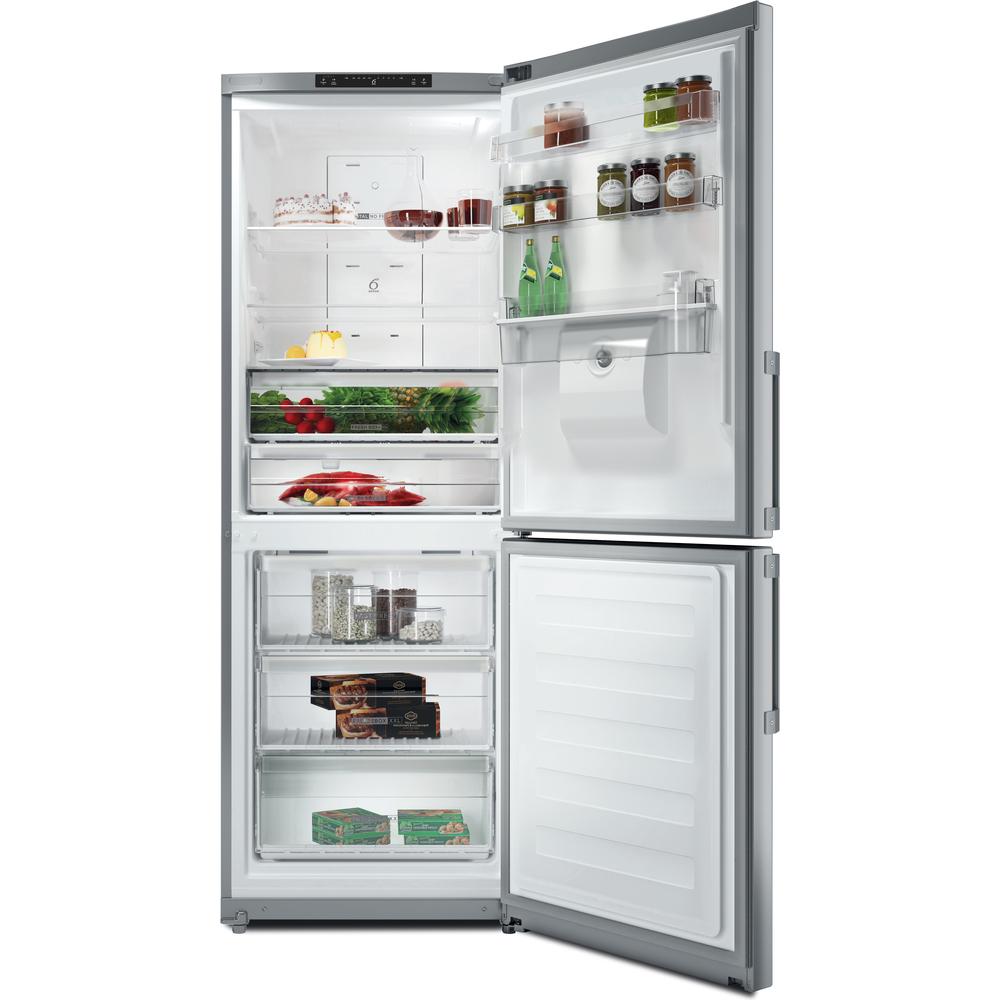 Whirlpool Frižider sa zamrzivačem Samostojeći WB70I 932 X AQUA Optic Inox 2 vrata Frontal open