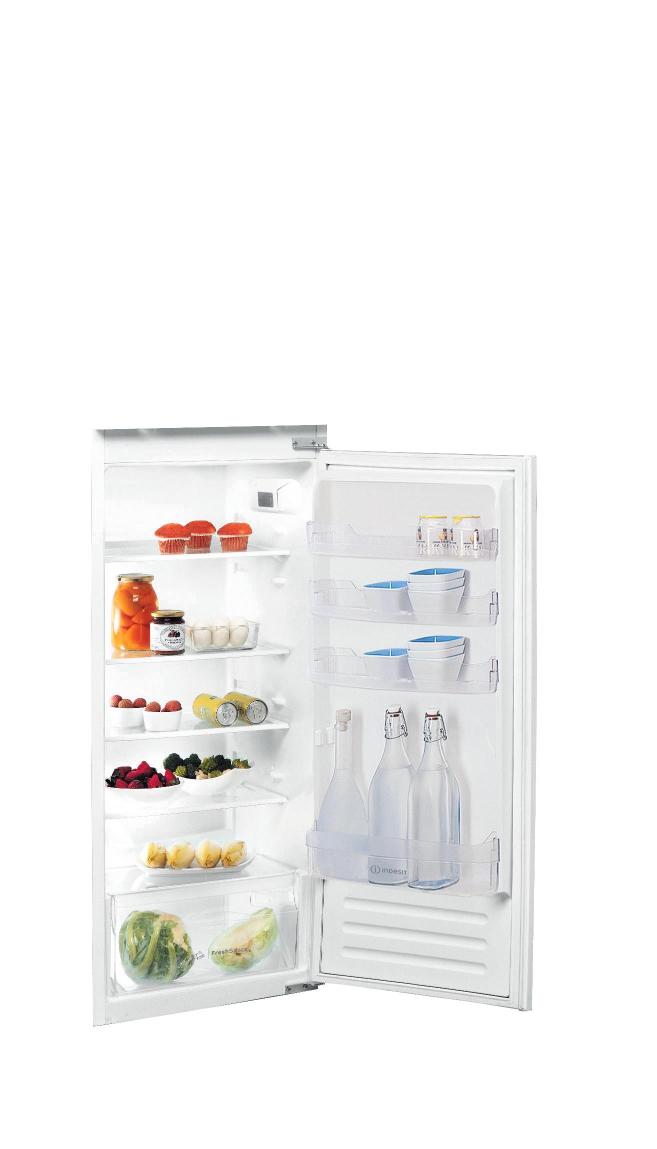 Indesit Réfrigérateur Encastrable S 12 A1 D/I 2 Inox Perspective open