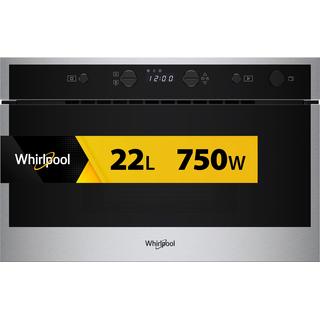 Вградена микровълнова фурна Whirlpool: цвят неръждаема стомана - WMN461BX