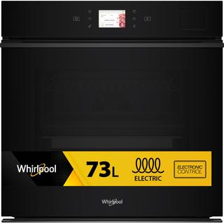 Whirlpool vgradna električna pečica : Črna barva, Samodejno čiščenje - WOI9P8HT2SBA