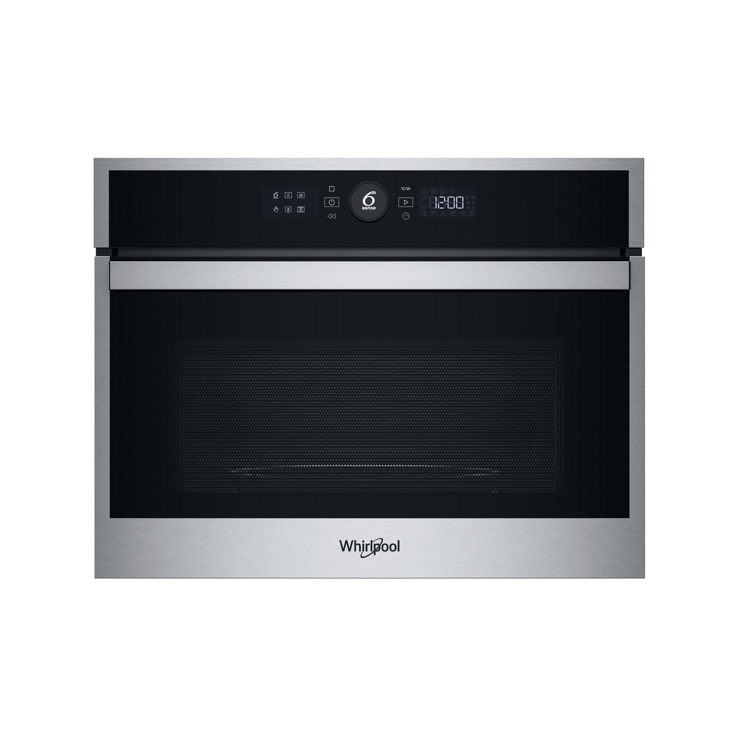 Whirlpool Microgolfoven Inbouw WMW47HMX Inox Elektronisch 40 Combimicrogolfoven 900 Frontal