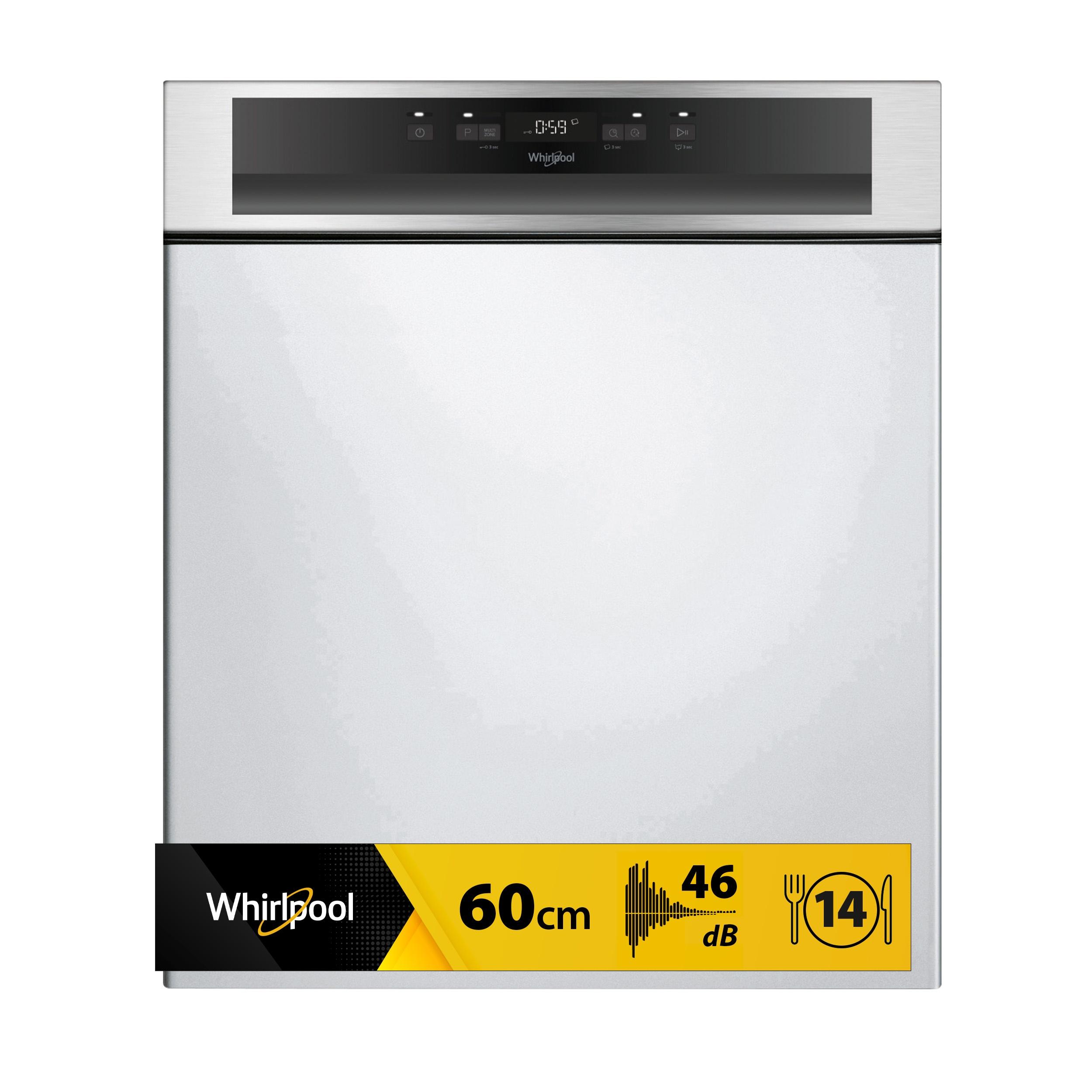 Whirlpool Máquina de lavar loiça Encastre WBC 3C26 X Encastre parcial E Frontal