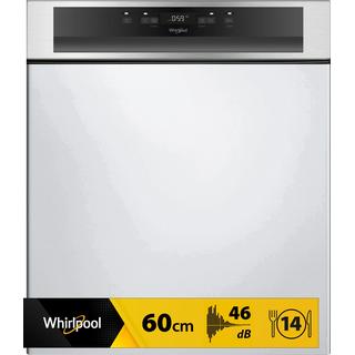 Whirlpool pol-vgradni pomivalni stroj: Inox barva, Standardna širina - WBC 3C26 X