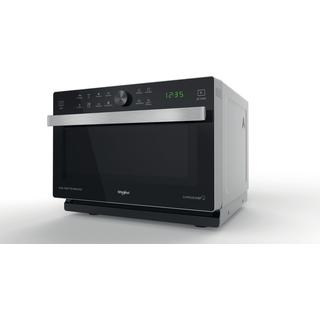 Whirlpool Mikrovlnná rúra Voľne stojace MWSC 833 SB Srtrieborná Elektronické 33 Mikrovlny kombi 900 Perspective