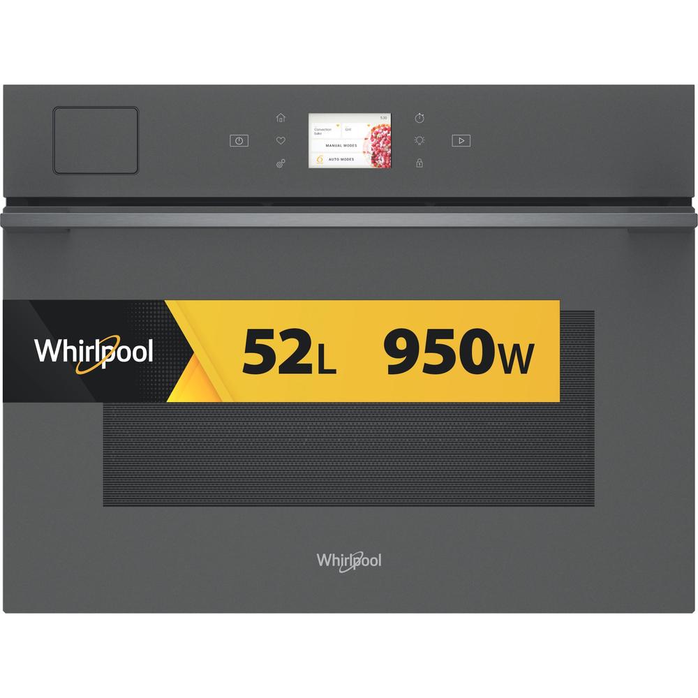 Whirlpool Φούρνος μικροκυμάτων Εντοιχιζόμενο WCT11A9FHTSSMA Stardust grey matte Ηλεκτρονικός 53 Συνδυασμός Μικροκύματα-Grill 950 Frontal