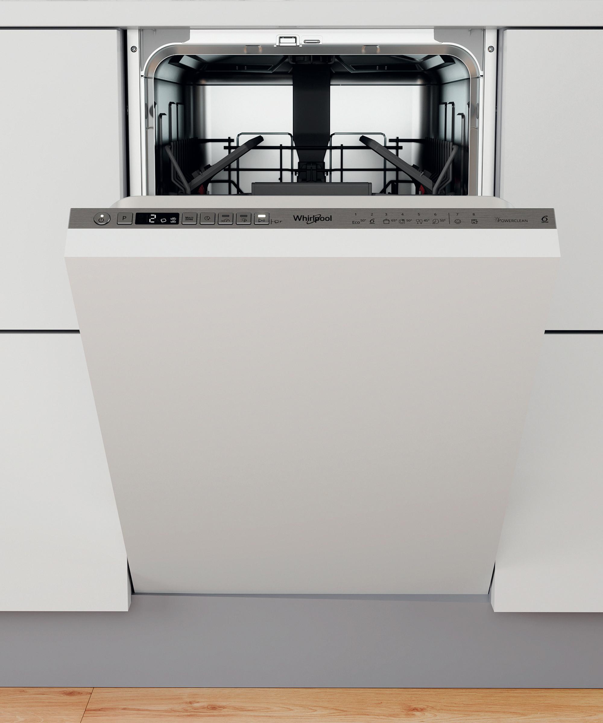 Whirlpool Umývačka riadu Vstavané WSIO 3T125 6PE X Full-integrated E Frontal