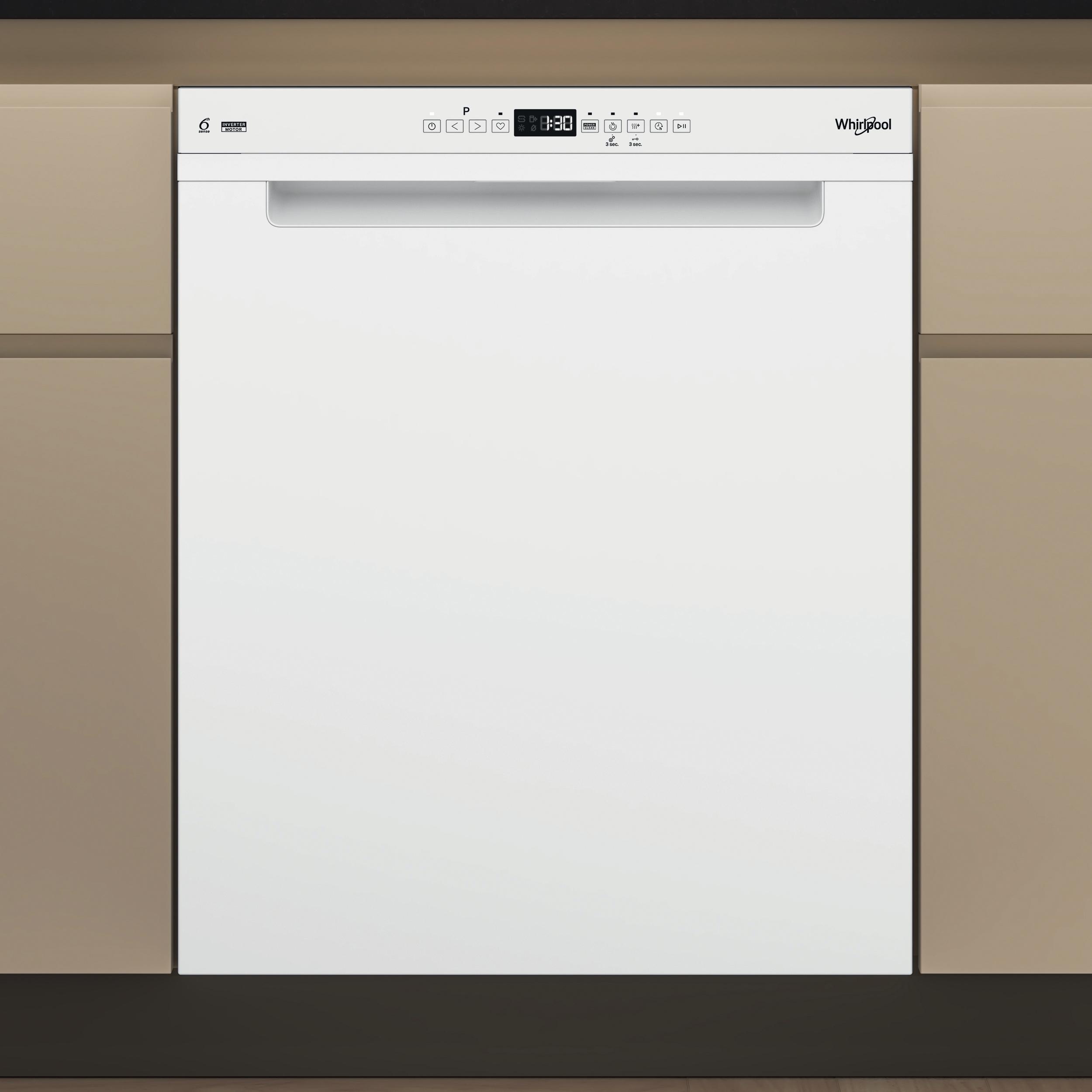 Whirlpool Diskmaskin Fristående W7U HP43 Underbyggd C Frontal