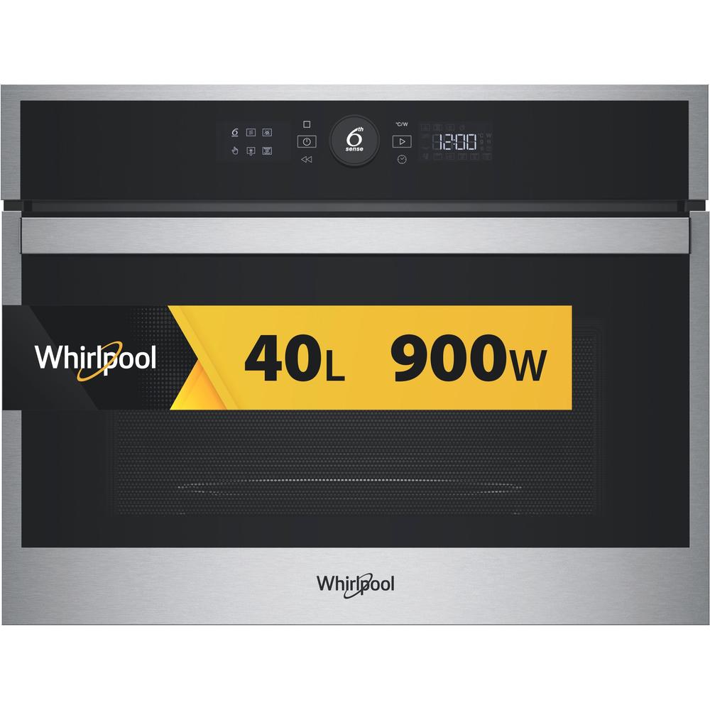 Whirlpool Mikroaaltouuni Kalusteisiin sijoitettava WMW47HMX Ruostumaton teräs Elektroninen 40 Mikroaaltotoiminto ja grilli 900 Frontal