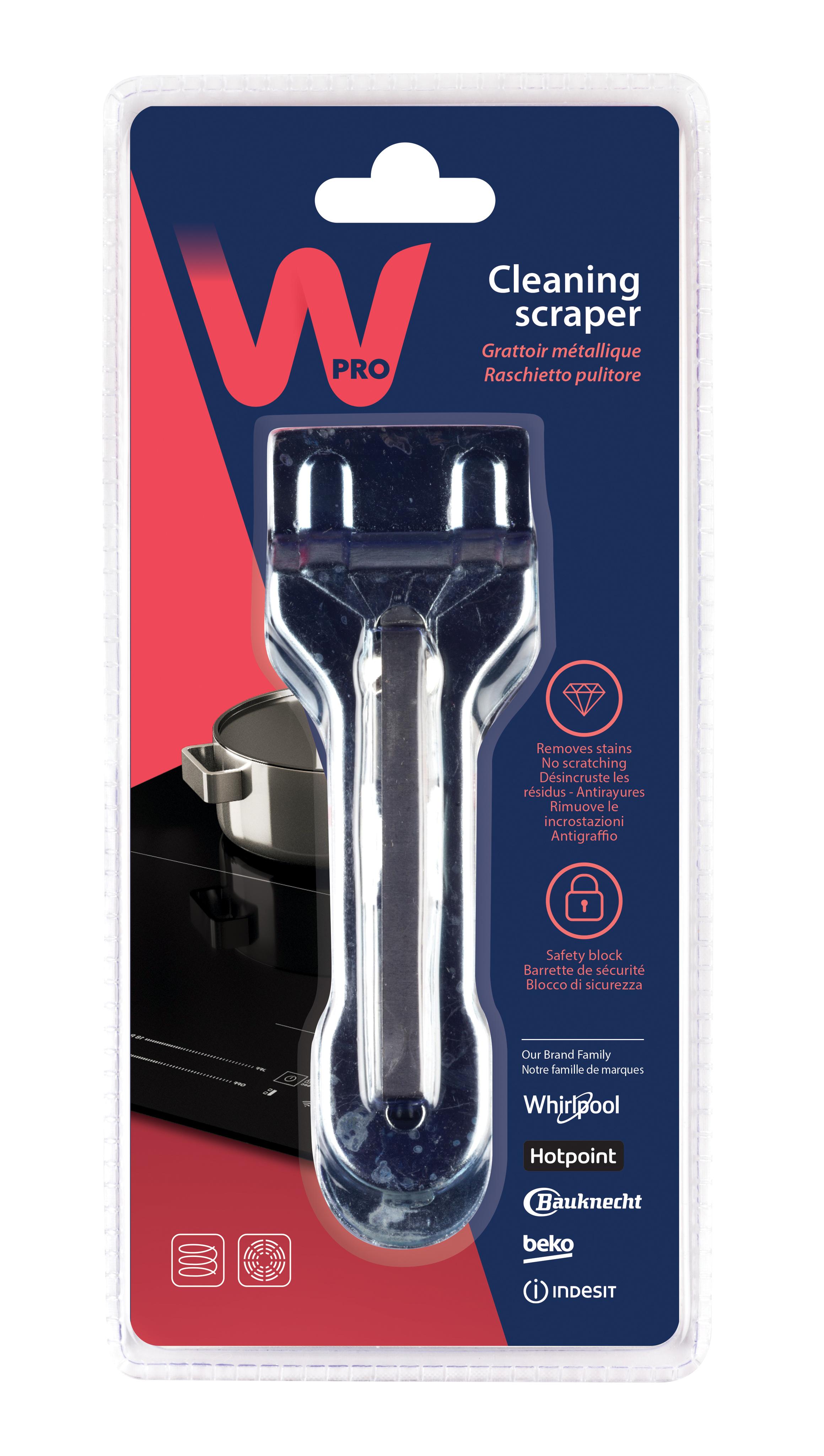 Grattoir pour plaque vitrocéramique