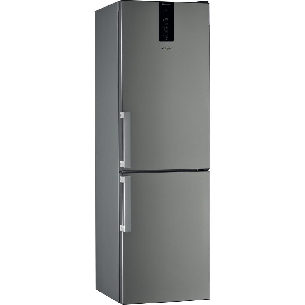 Whirlpool Kombinirani hladilnik Samostojni W9 831D IX H Ročaji na steklu 2 doors Perspective