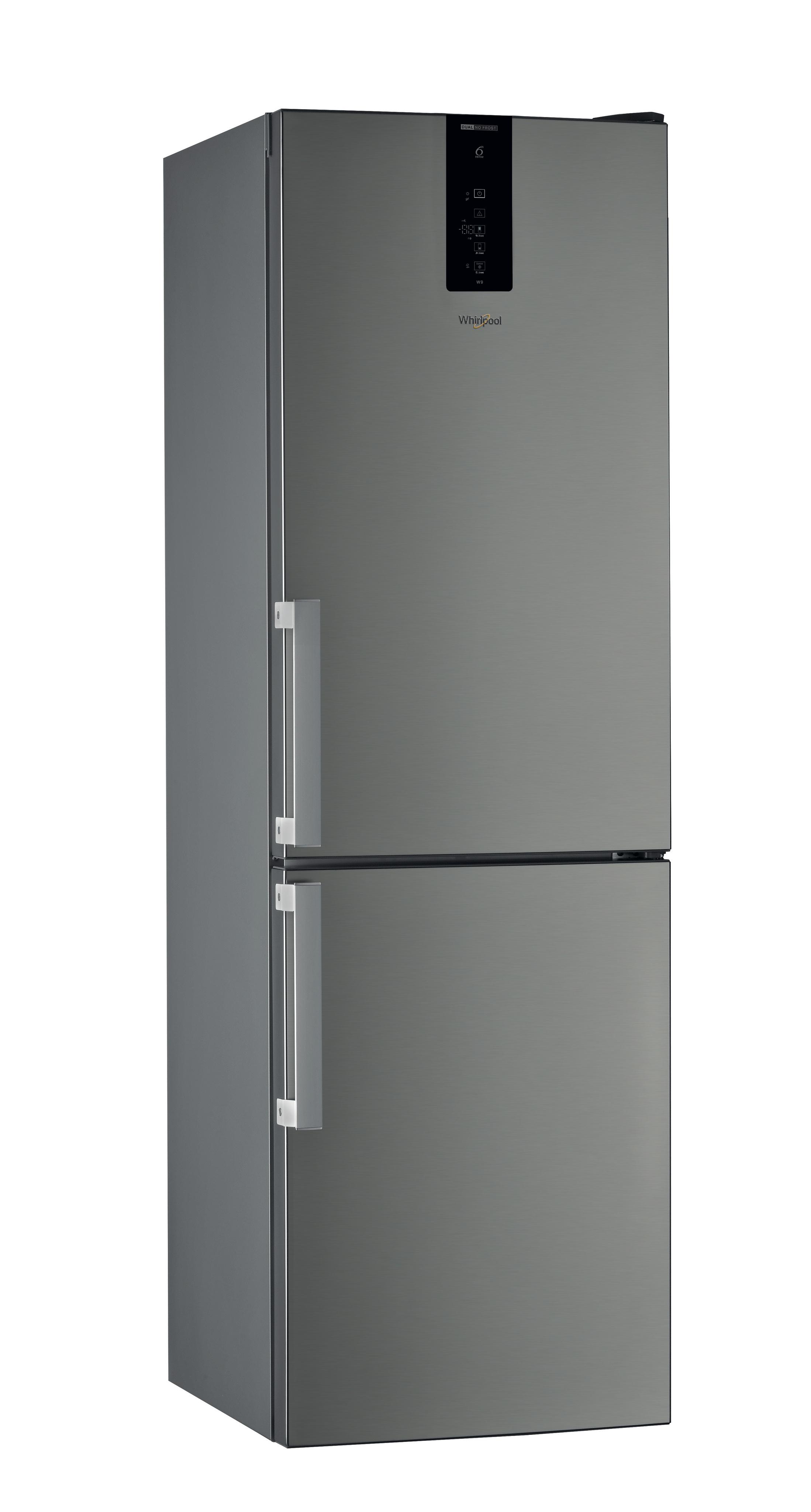 Свободностоящ комбиниран хладилник Whirlpool - W9 831D IX H