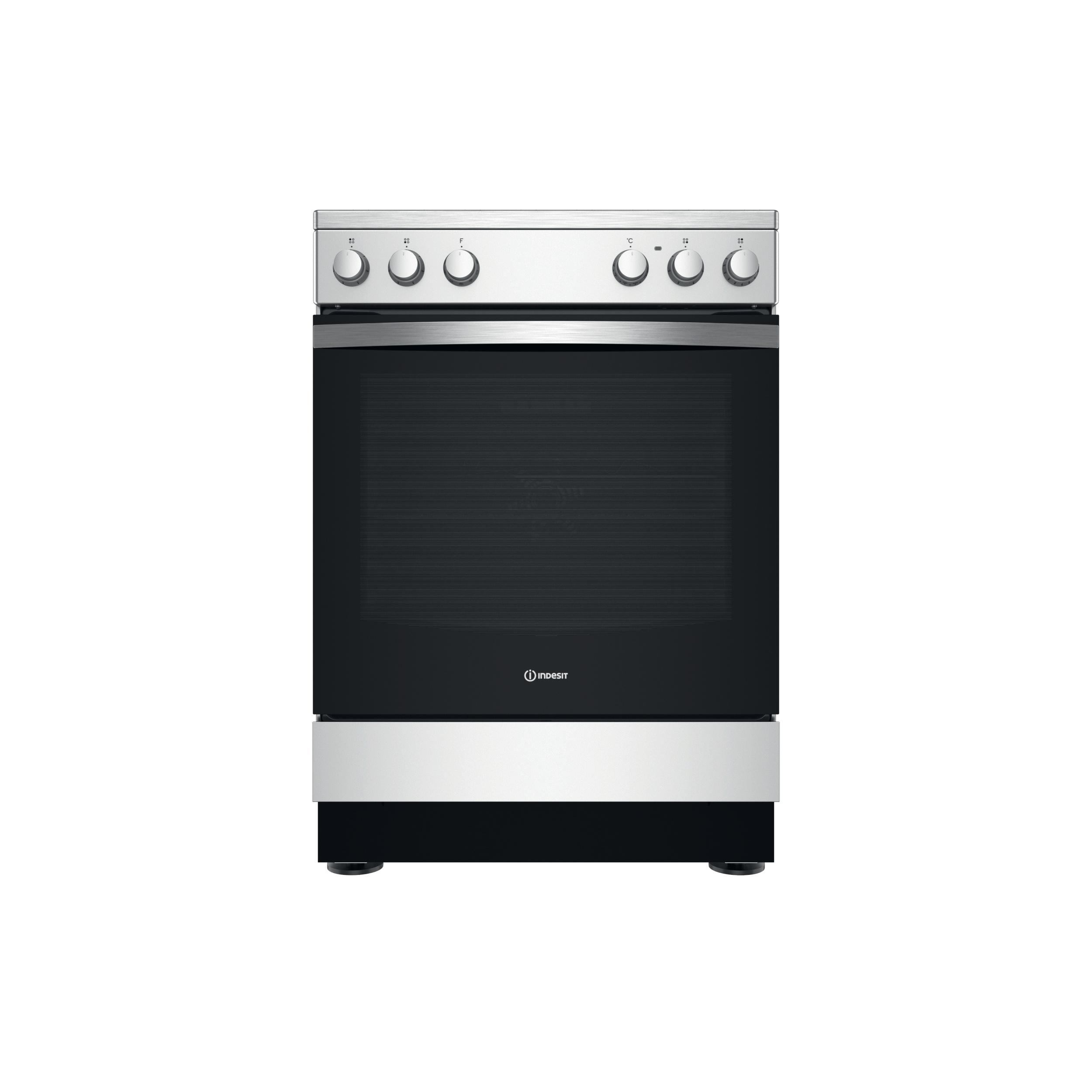 Ελεύθερη ηλεκτρική κουζίνα Indesit: 60 εκ. - IS67V5KCX/E