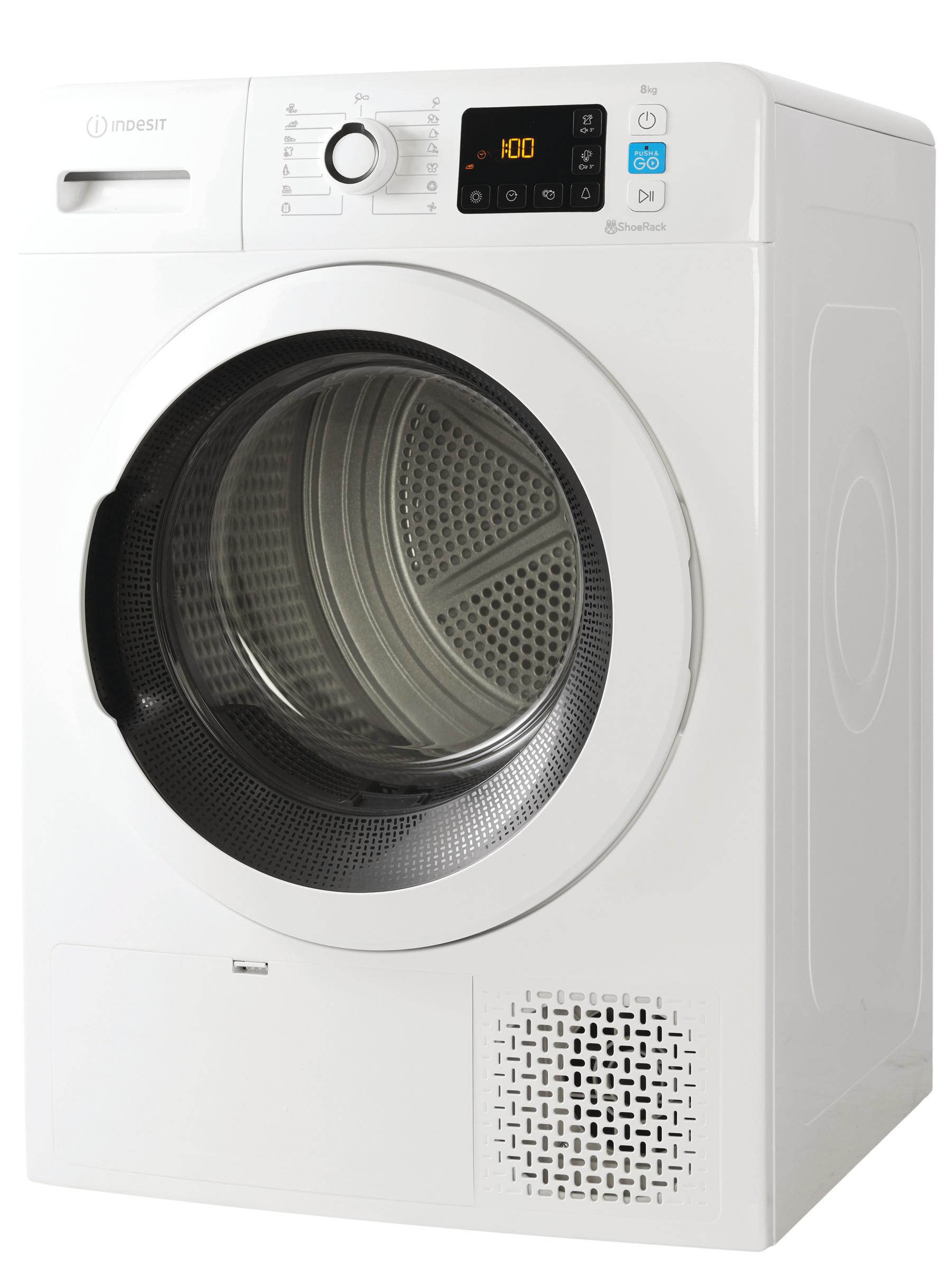 Indesit Szárító YT M11 82K RX EU Fehér Perspective