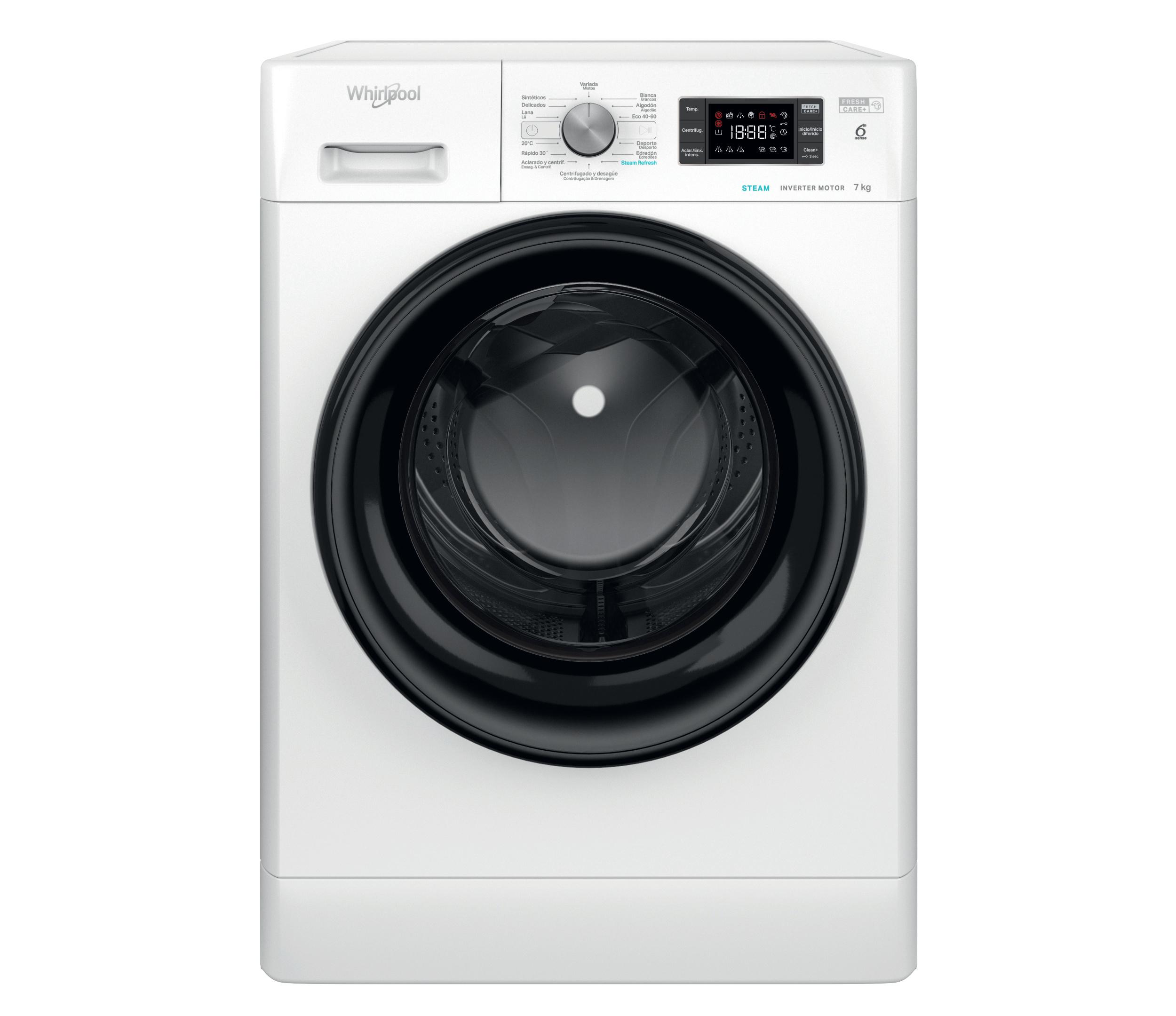 Whirlpool Máquina de lavar roupa Livre Instalação FFB 7469 BV PT Branco Carga Frontal A Frontal