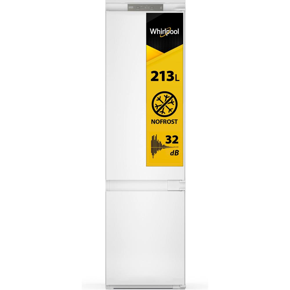 Whirlpool Kombinētais ledusskapis/saldētava Iebūvējams WHC20 T352 Balts 2 doors Perspective open