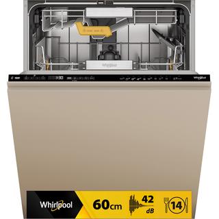 Съдомиялна за вграждане Whirlpool MaxiSpace: черен цвят, пълен размер - W8I HP42 L