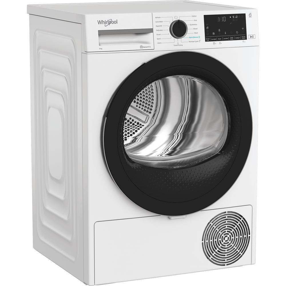 Whirlpool Dryer WDH 09D7 W IRE White Perspective