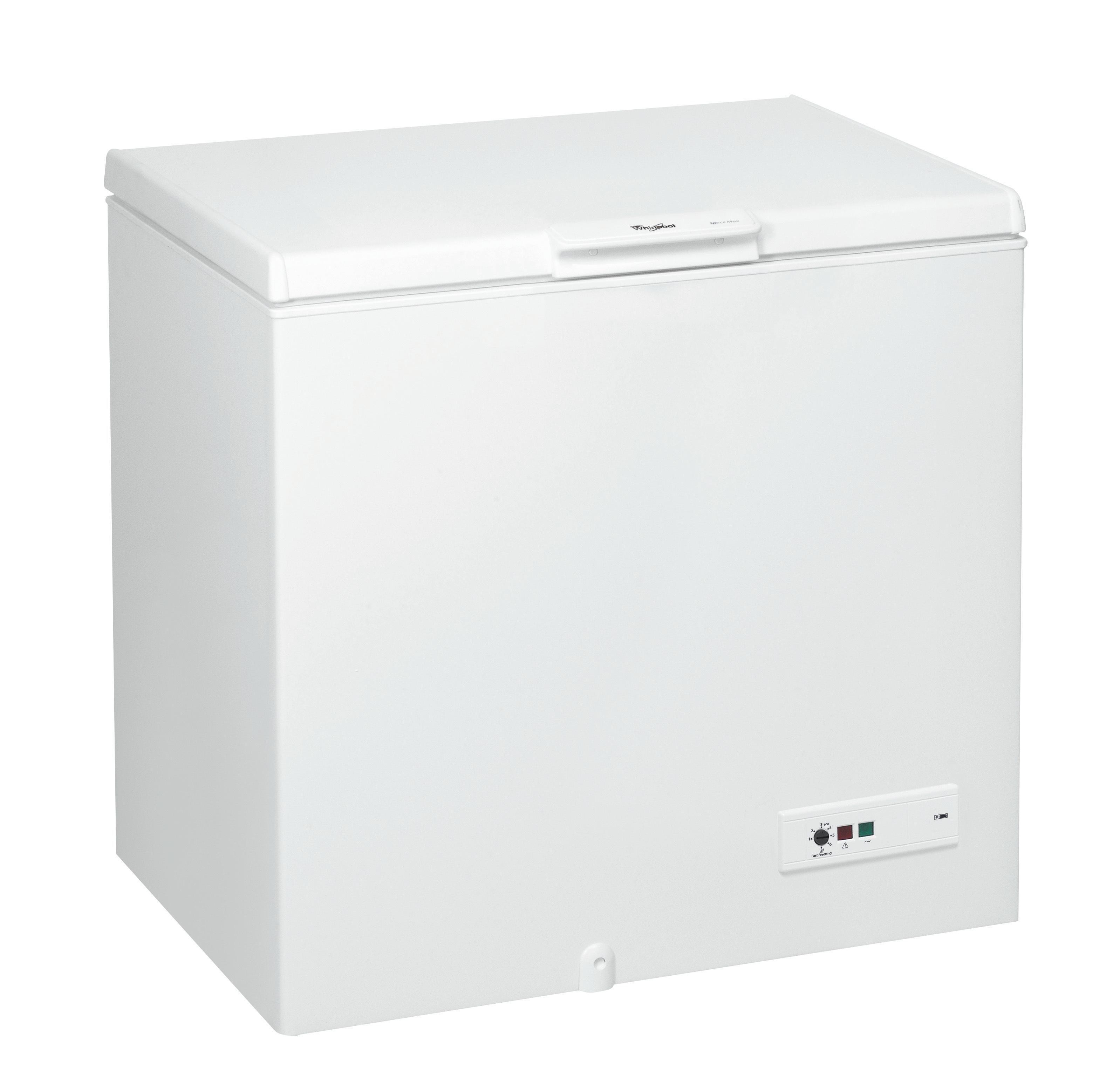 Whirlpool Freezer Free-standing CF420T White Perspective