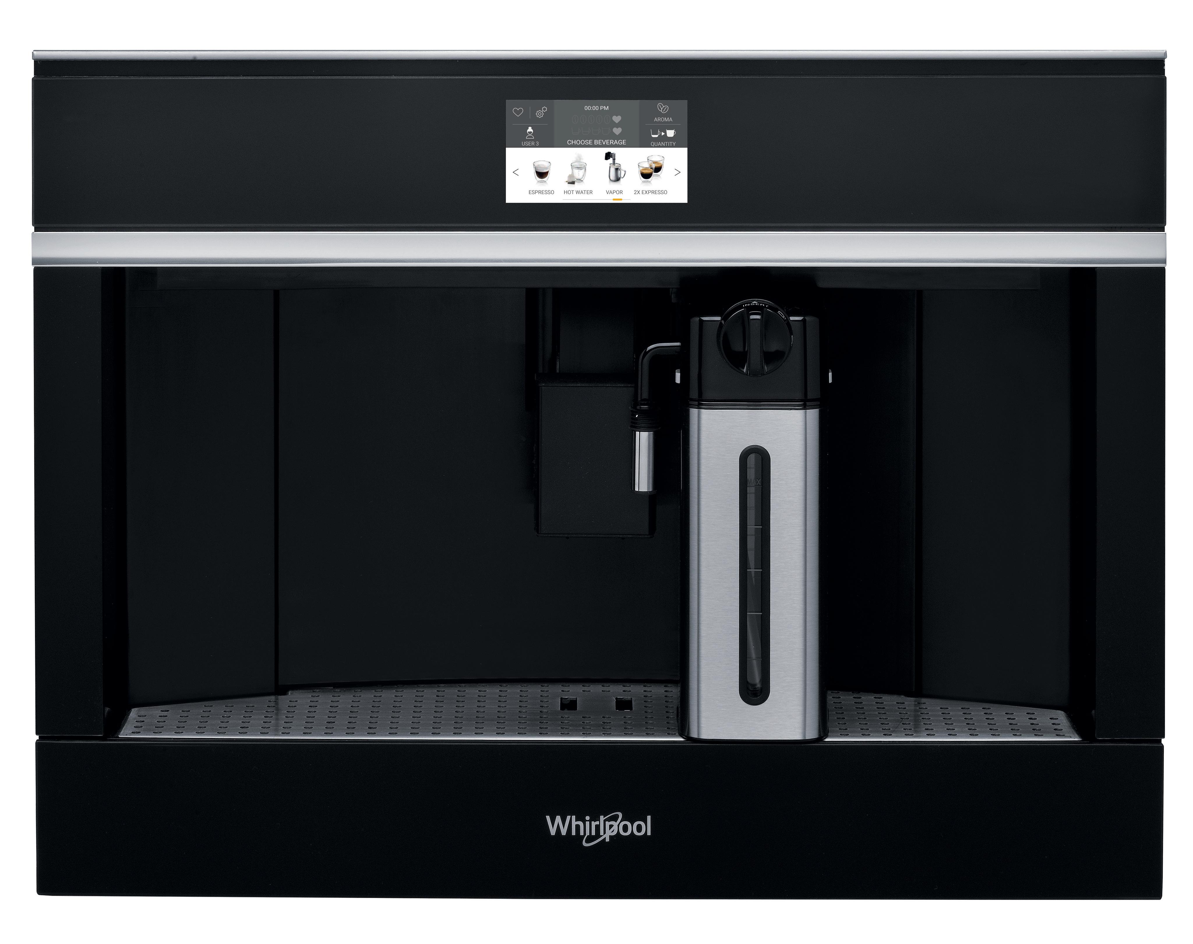 Whirlpool Built-in coffee machine W11 CM145 Dark Grey Fully automatic Frontal