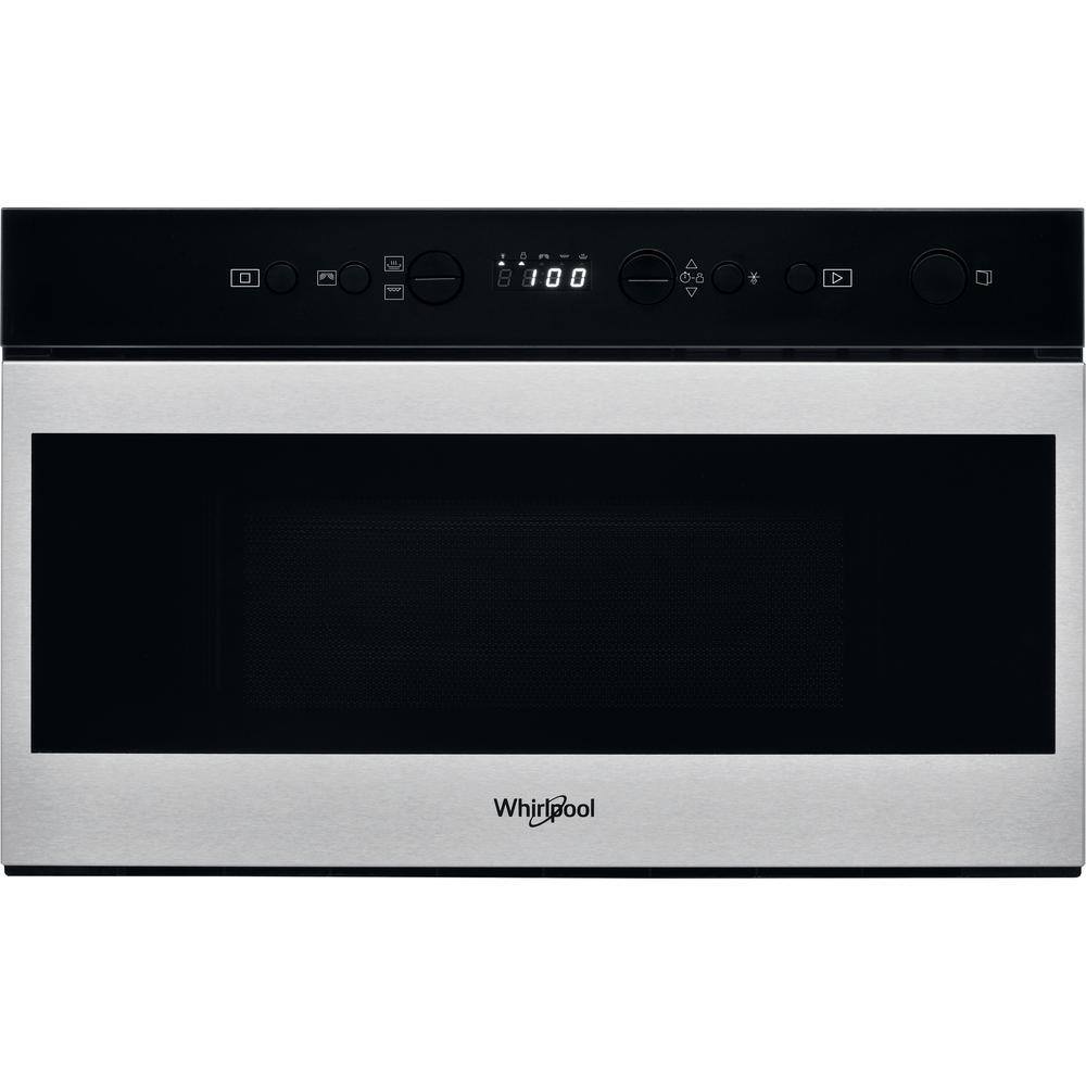 Whirlpool Φούρνος μικροκυμάτων Εντοιχιζόμενο W7 MN840 Ανοξείδωτο ατσάλι Ηλεκτρονικός 22 Μικροκύματα+Grill Λειτουργία 750 Frontal