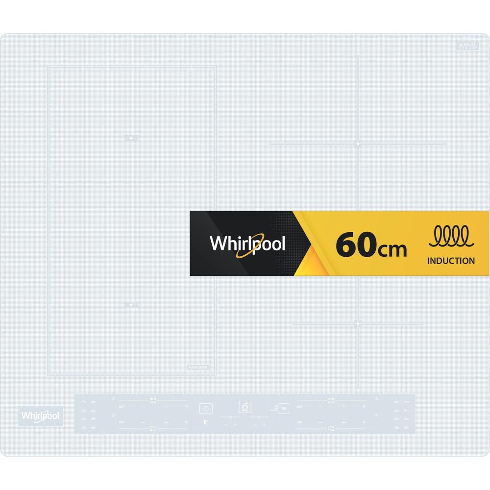 Whirlpool Paviršius WL B4560 NE/W Balta Induction vitroceramic Frontal