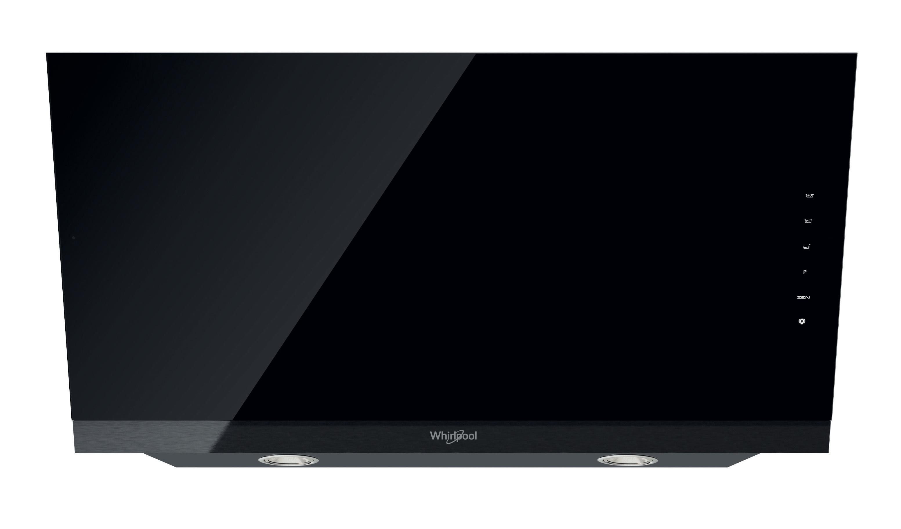 Whirlpool Páraelszívó Beépíthető WHVS 93F LT BSS/1 Fekete Wall-mounted Elektromos Frontal