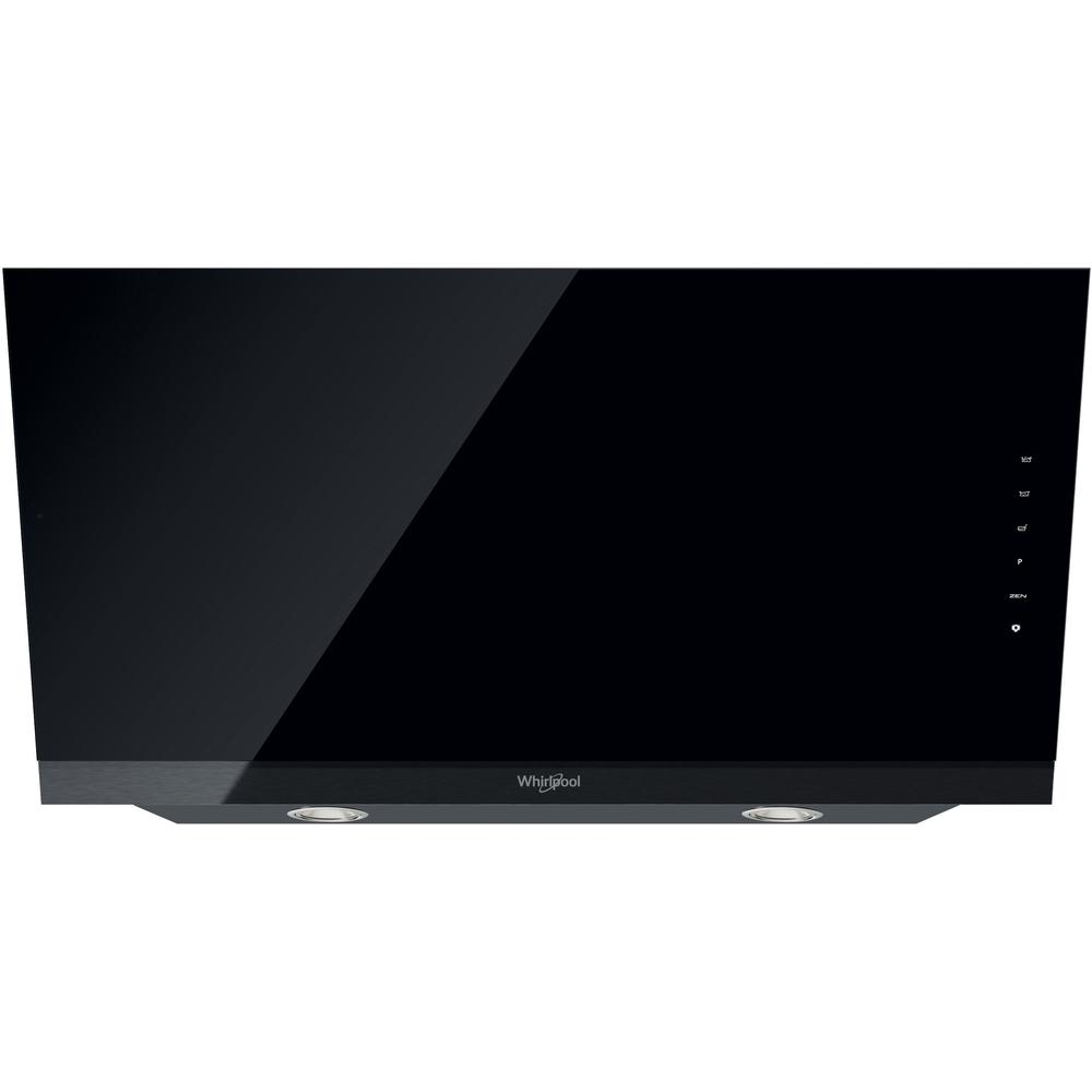 Whirlpool Απορροφητήρας Εντοιχιζόμενο WHVS 93F LT BSS/1 Μαύρο Wall-mounted Ηλεκτρονικός Frontal