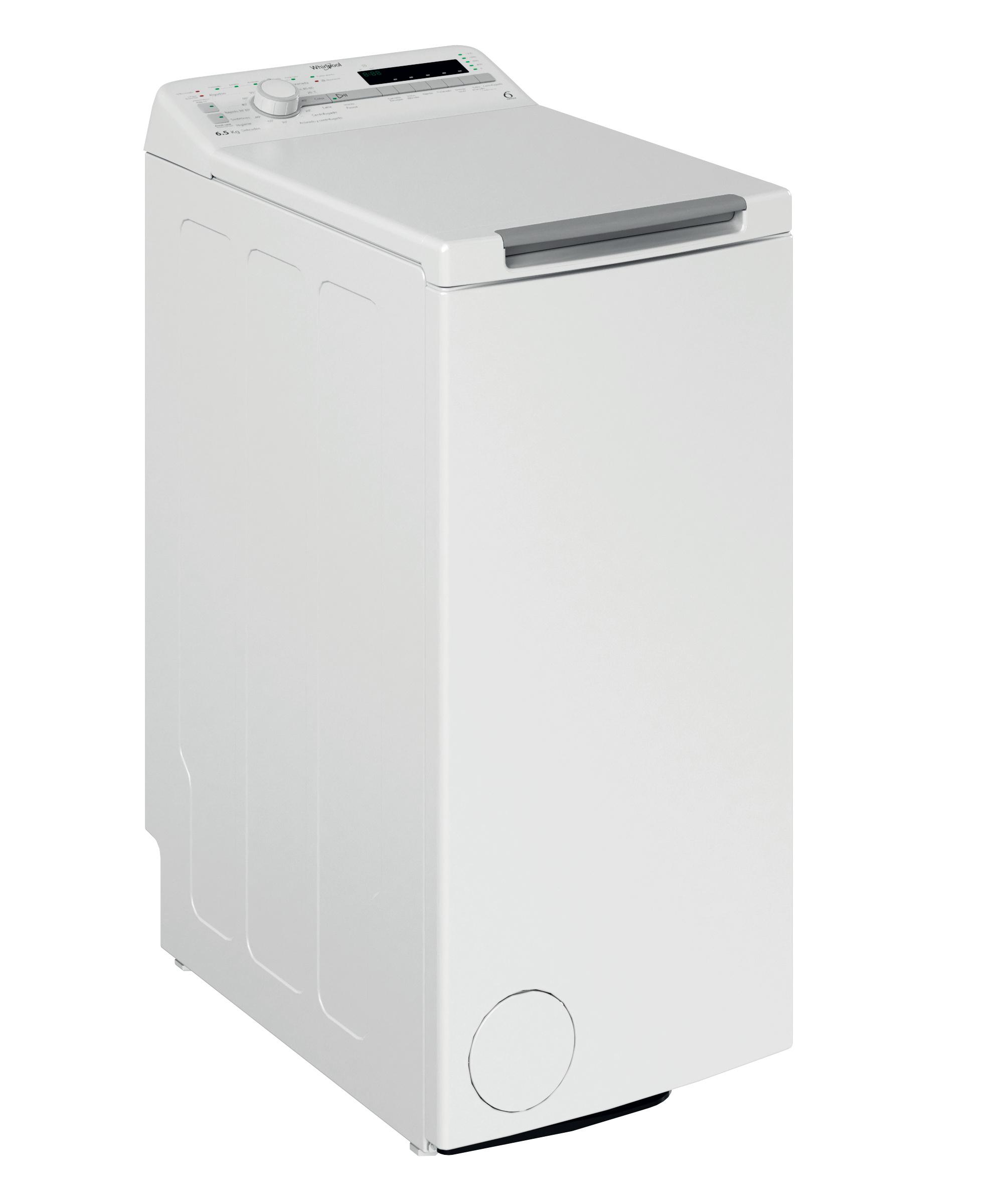 Whirlpool Lavadora Libre instalación TDLR 65230SS SP/N Blanco Carga superior D Perspective