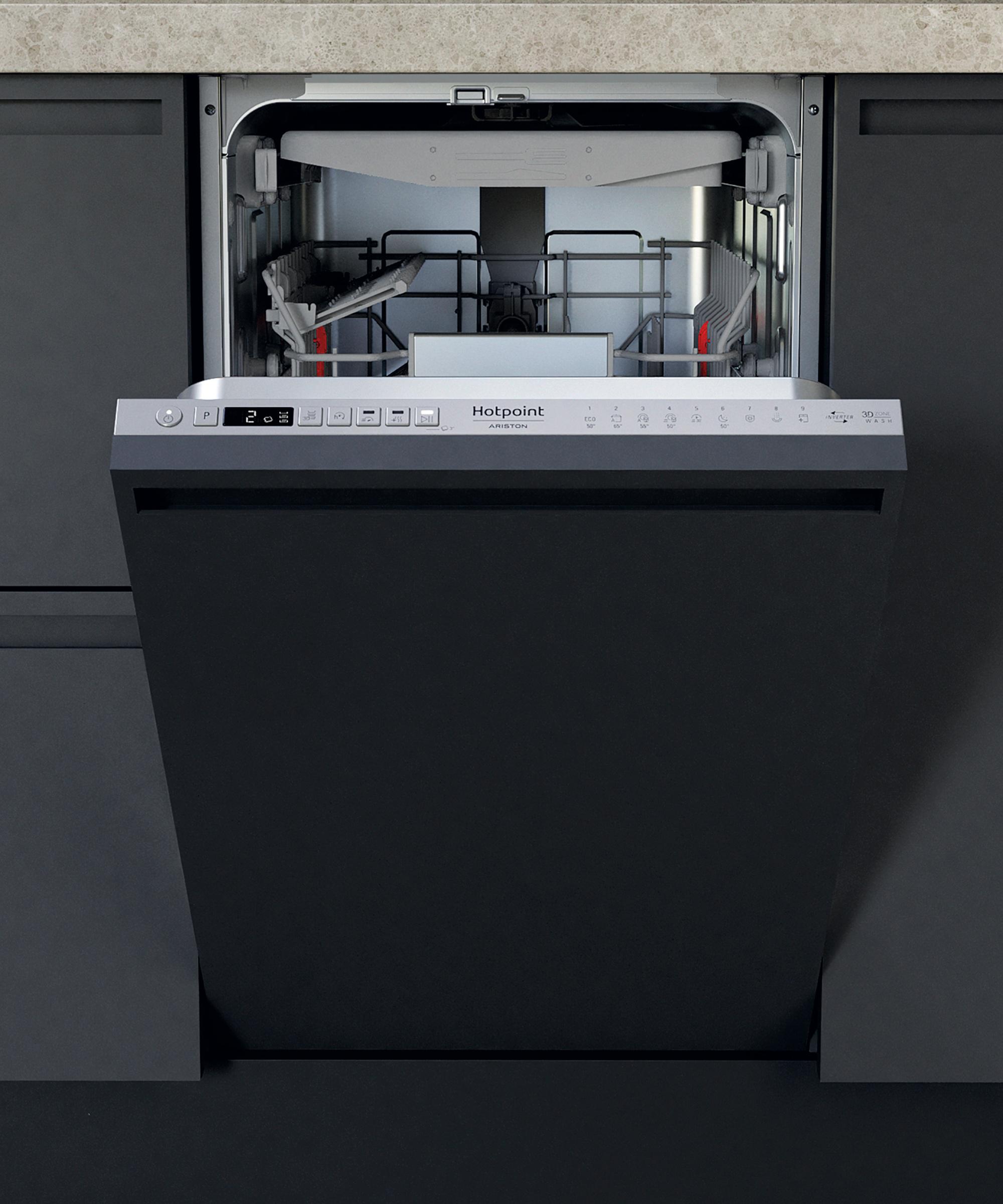 Hotpoint_Ariston Zmywarka Zabudowa HSIO 3O35 WFE W pełni zintegrowany D Frontal