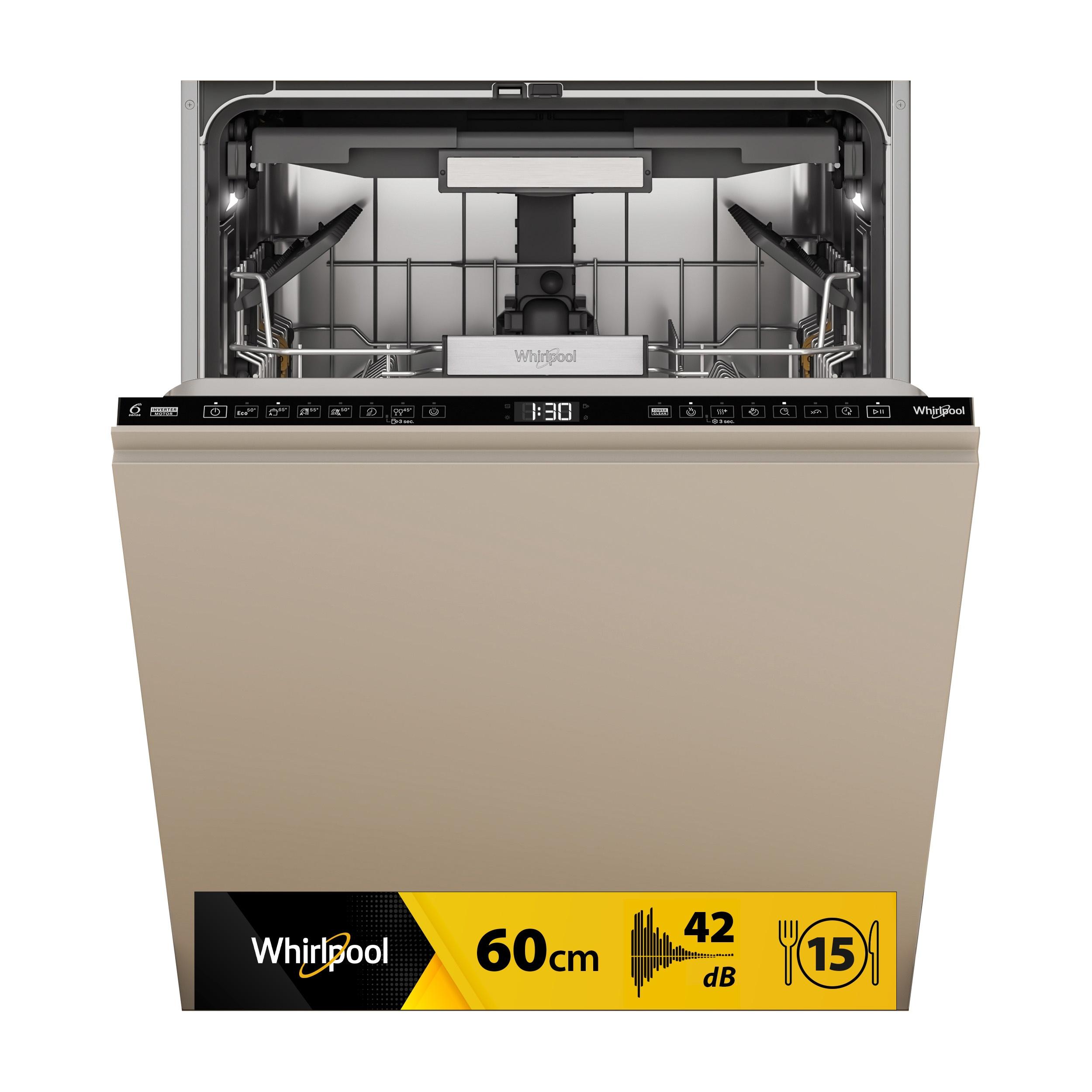 Whirlpool Lave-vaisselle Encastrable WH7IA115B2M3TUS0 Tout intégrable A Frontal