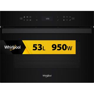 Whirlpool Four à micro-ondes Encastrable WCW6O7HTB Noir Électronique 53 Micro-ondes combiné 950 Frontal