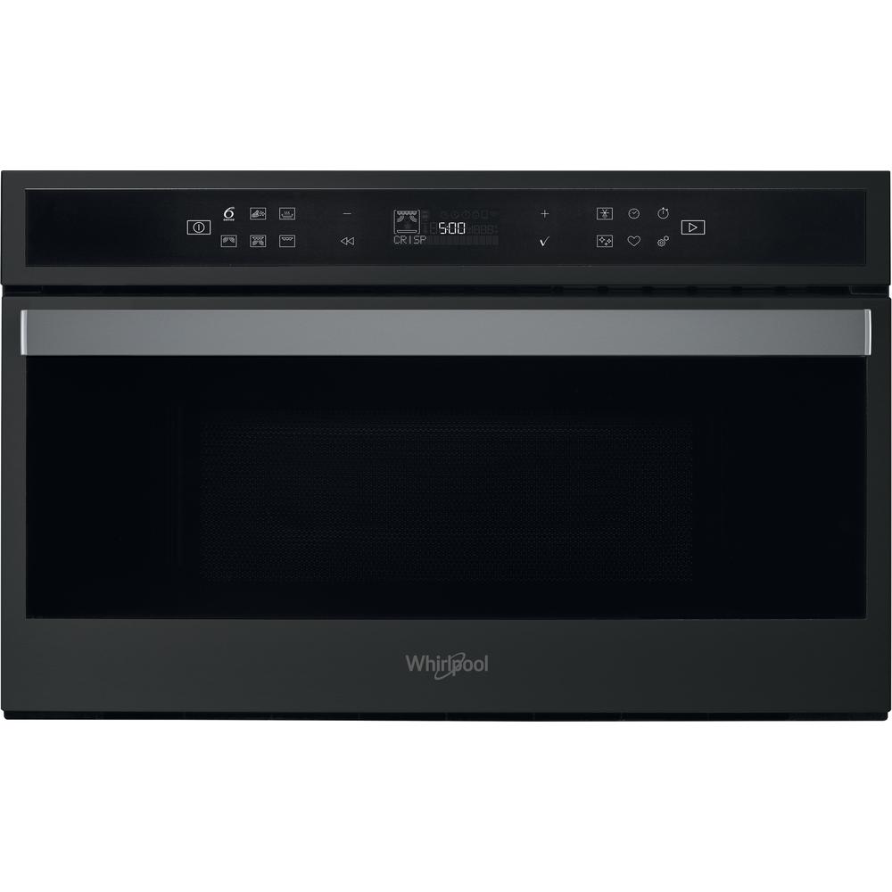 Whirlpool Mikrobølgeovn Indbygning W6 MD440 BSS Black Steel Elektronisk 31 Mikrovn+Grillfunktion 1000 Frontal