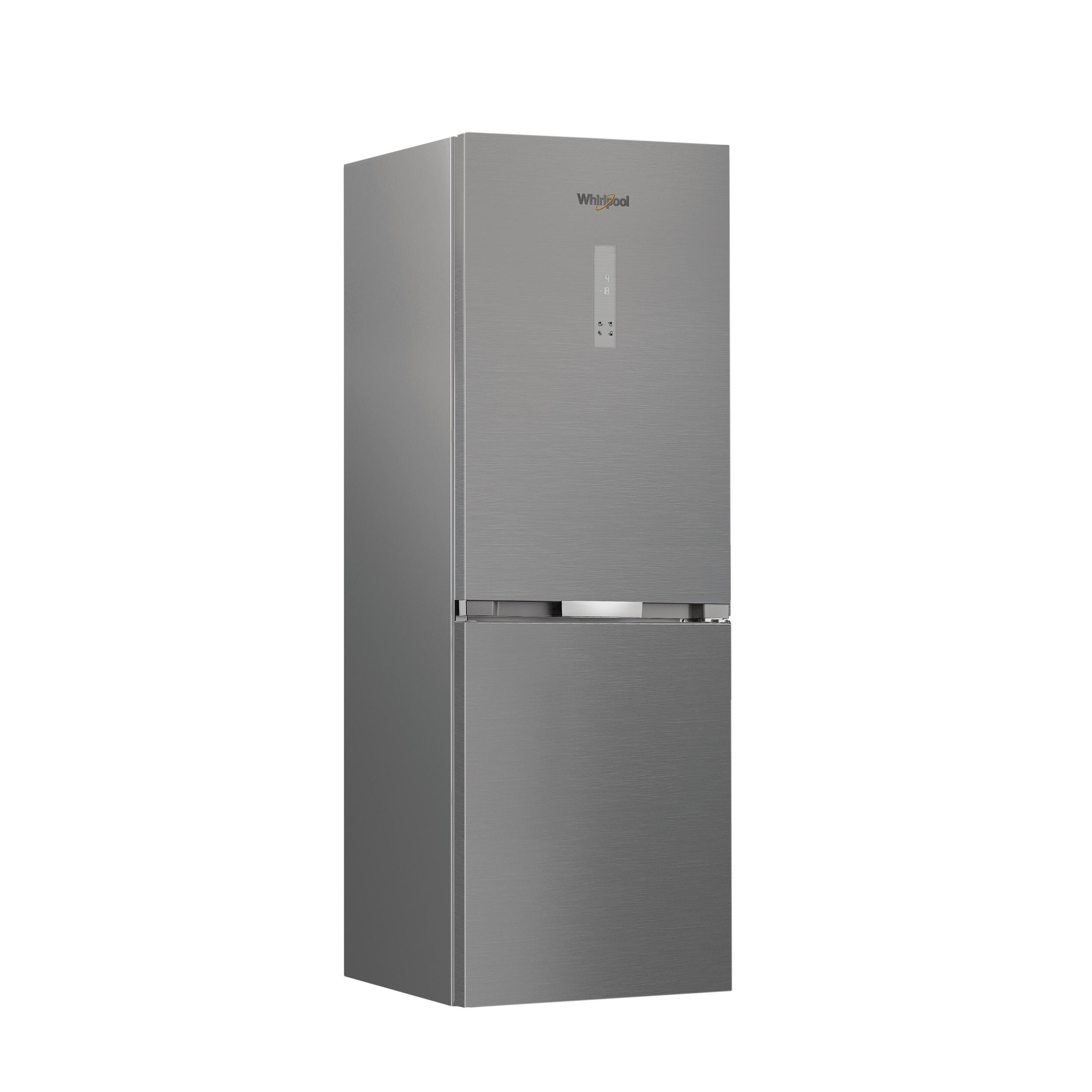 Whirlpool Kombinētais ledusskapis/saldētava Brīvi stāvošs WHK 26362 XP5E New Silver – ARC 1035 2 doors Perspective