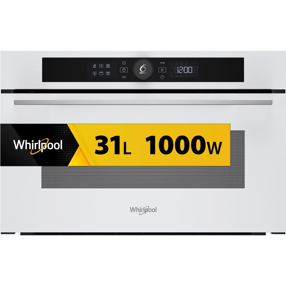 Whirlpool Mikroviļņu krāsns Iebūvējams WMD54MW Balts Elektronisks 31 Mikroviļņi + Grila funkcija 1000 Frontal