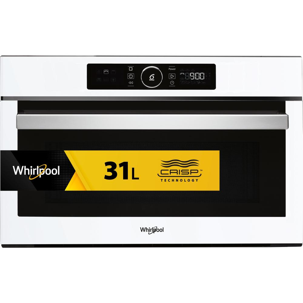 Whirlpool Mikrovalovna pečica Vgradni AMW 730/WH Dvojna pečica Mono črna 31 Mikrovalovi + žar 1000 Frontal
