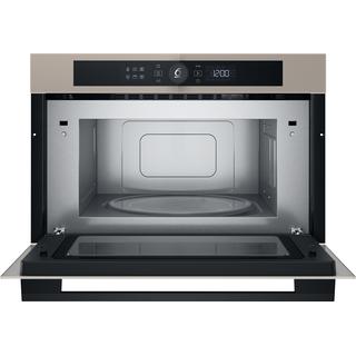 Whirlpool Mikrovlnná trouba Vestavné WMD54MBG Urban beige Elektronické 31 Mikrovlny + Gril 1000 Frontal open