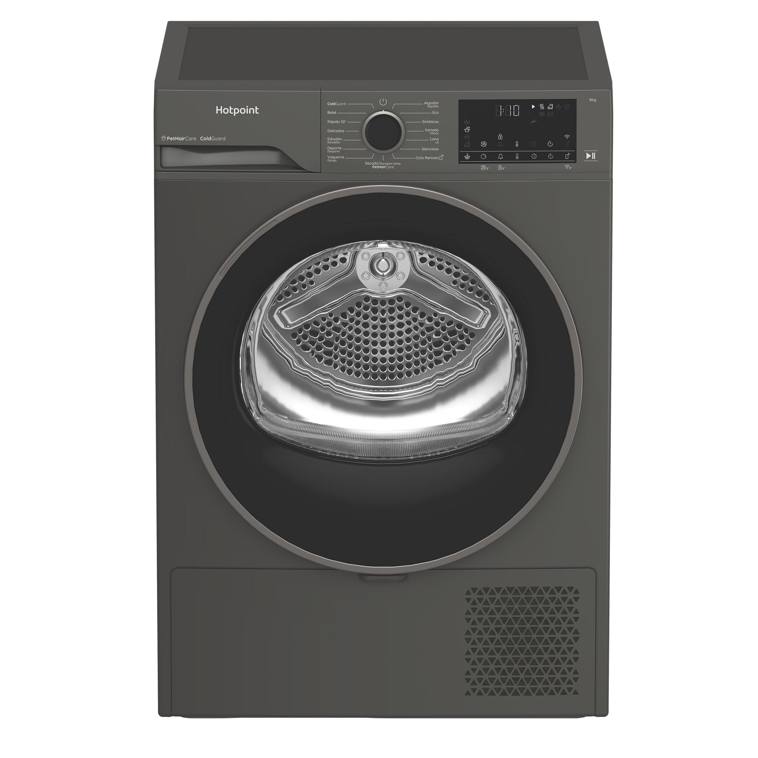 Secadora de bomba de calor Hotpoint: libre instalación, 9,0kg