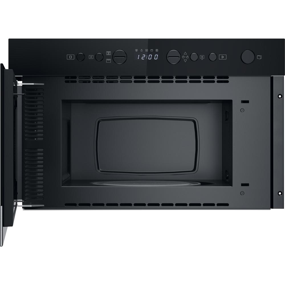 Whirlpool Mikrobangų krosnelė Įmontuojama WMN574BX Nerūdijančio plieno Elektroninis 22 Mikrobangos + Grilius 750 Frontal open