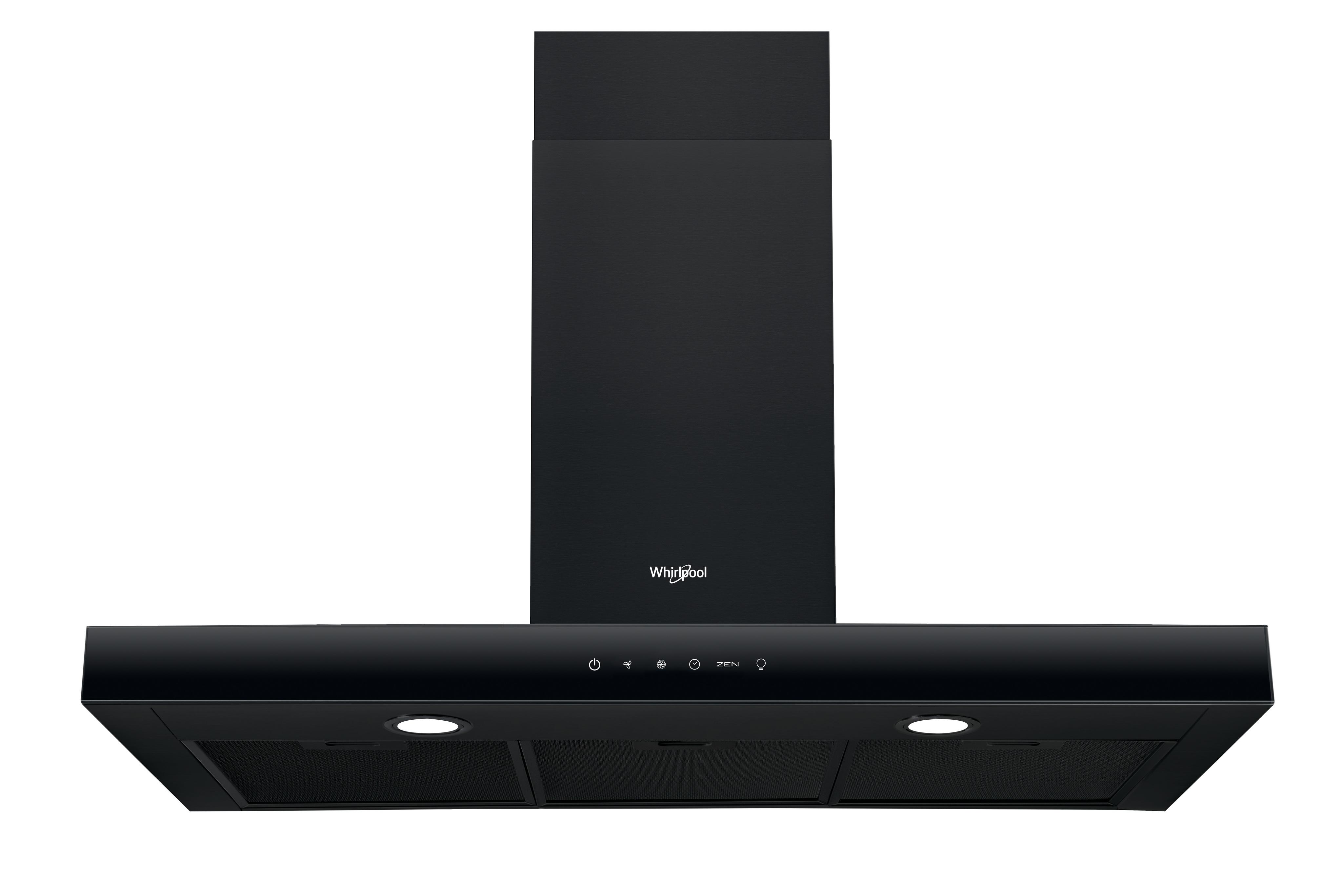 Whirlpool Hotte Encastrable WHBS92FLTK Noir Mural Électronique Frontal