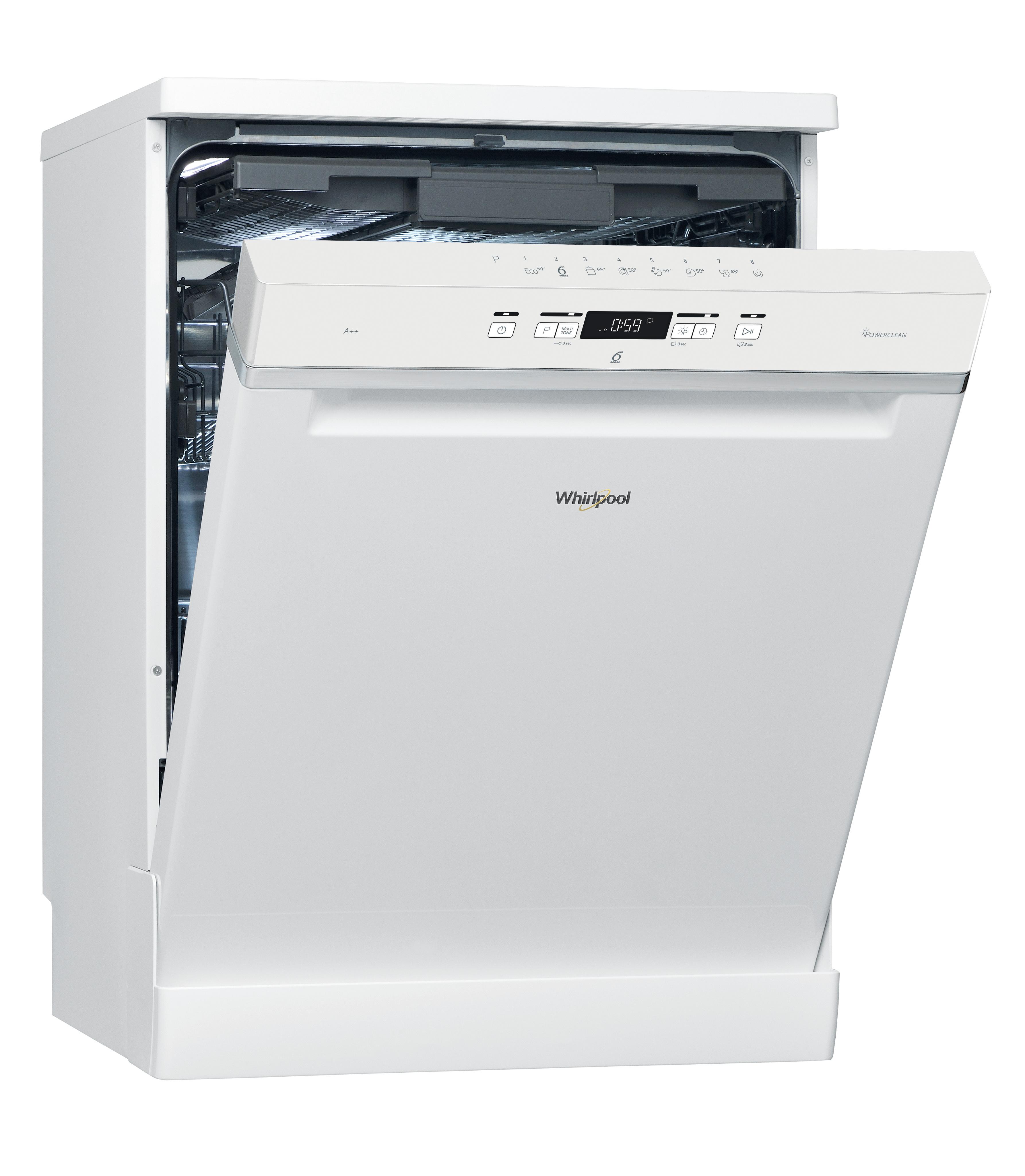 Whirlpool pomivalni stroj: Bela barva, Standardna širina - WFC 3C23 PF