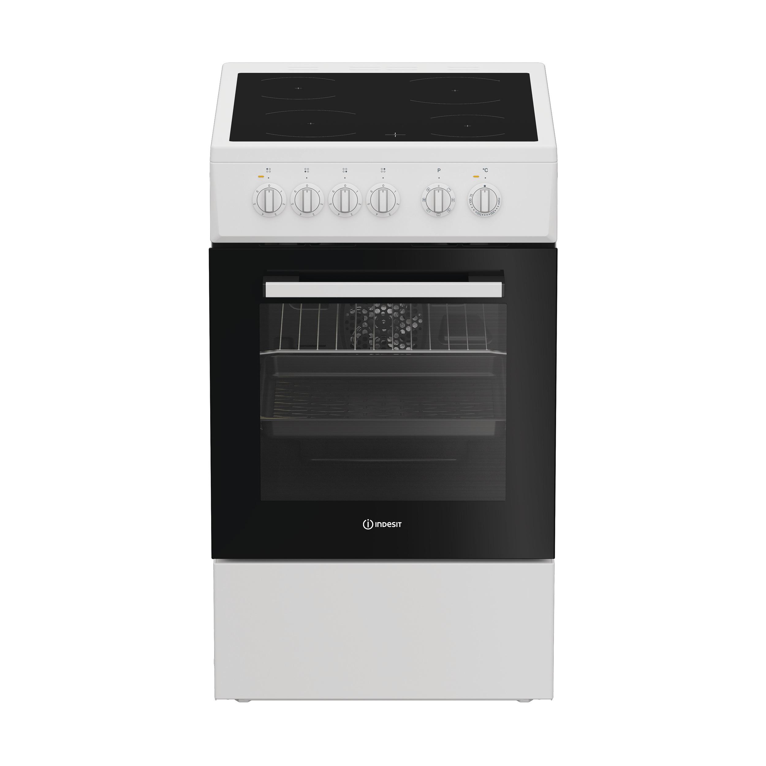 Indesit Pliit I5V8PMW Valge Elekter Frontal