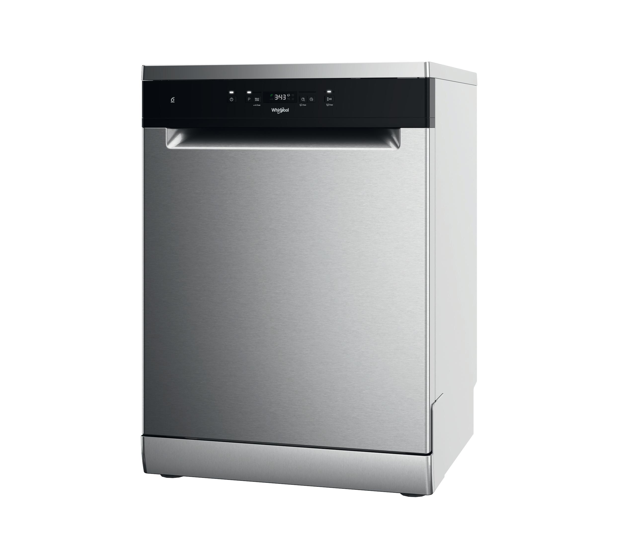 Whirlpool Umývačka riadu Voľne stojace WH4FFA14BN6X Voľne stojace A Perspective