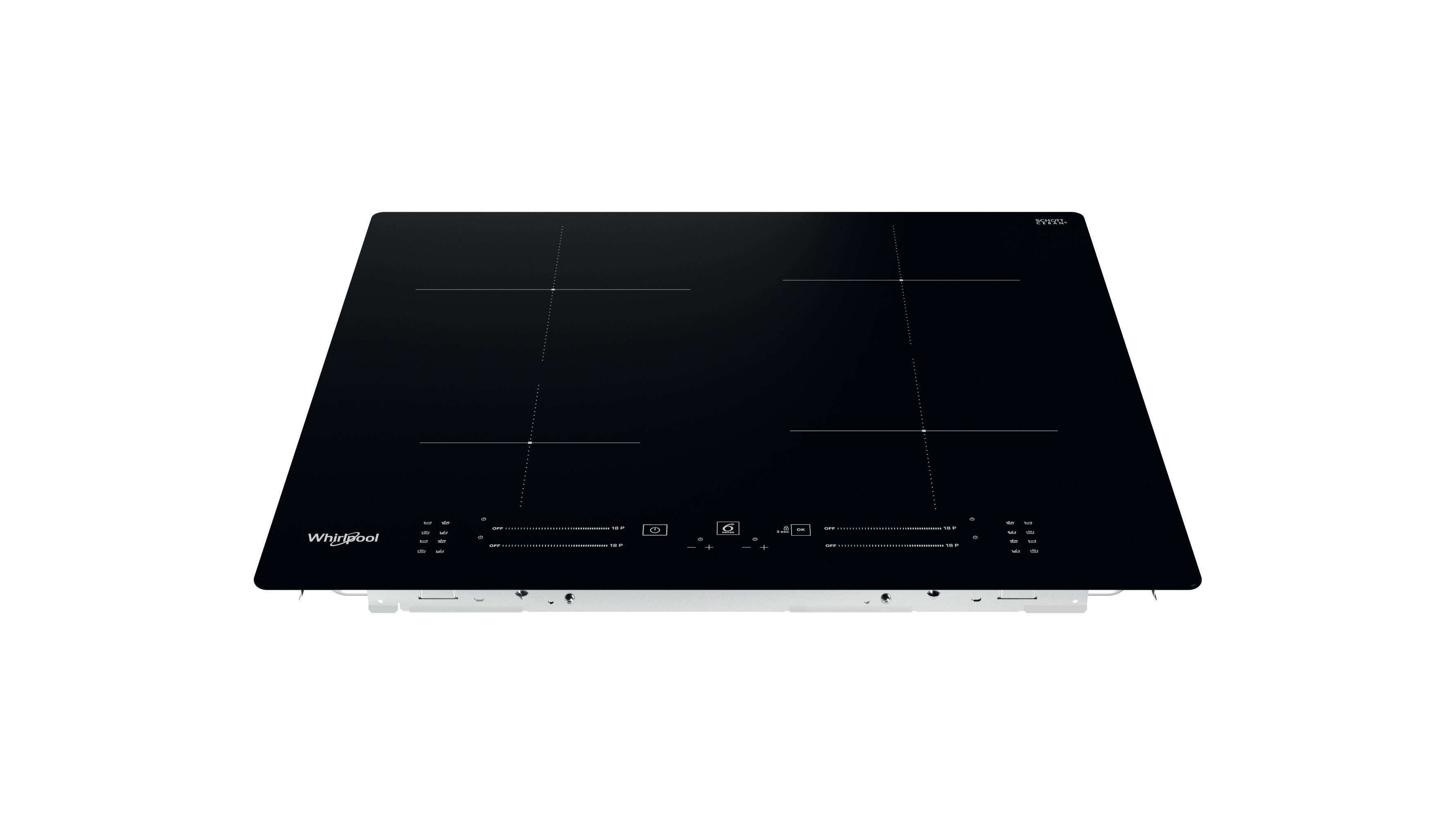 Whirlpool Варильна поверхня WS S4060 BF Чорний Induction vitroceramic Frontal top down