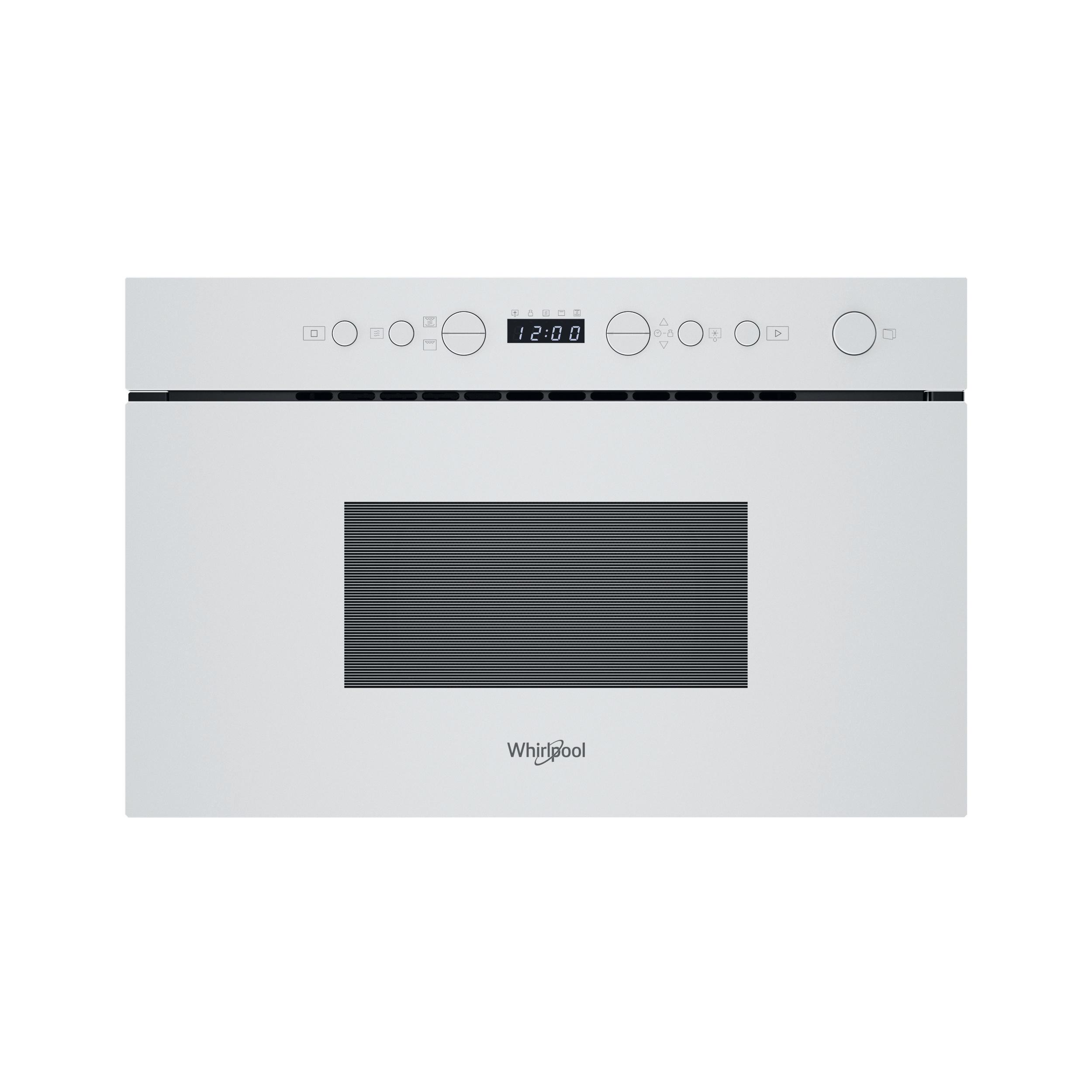 Whirlpool Mikrolaineahi Integreeritav WMN14BW Valge Elektrooniline 22 Mikrolained+grill 750 Frontal