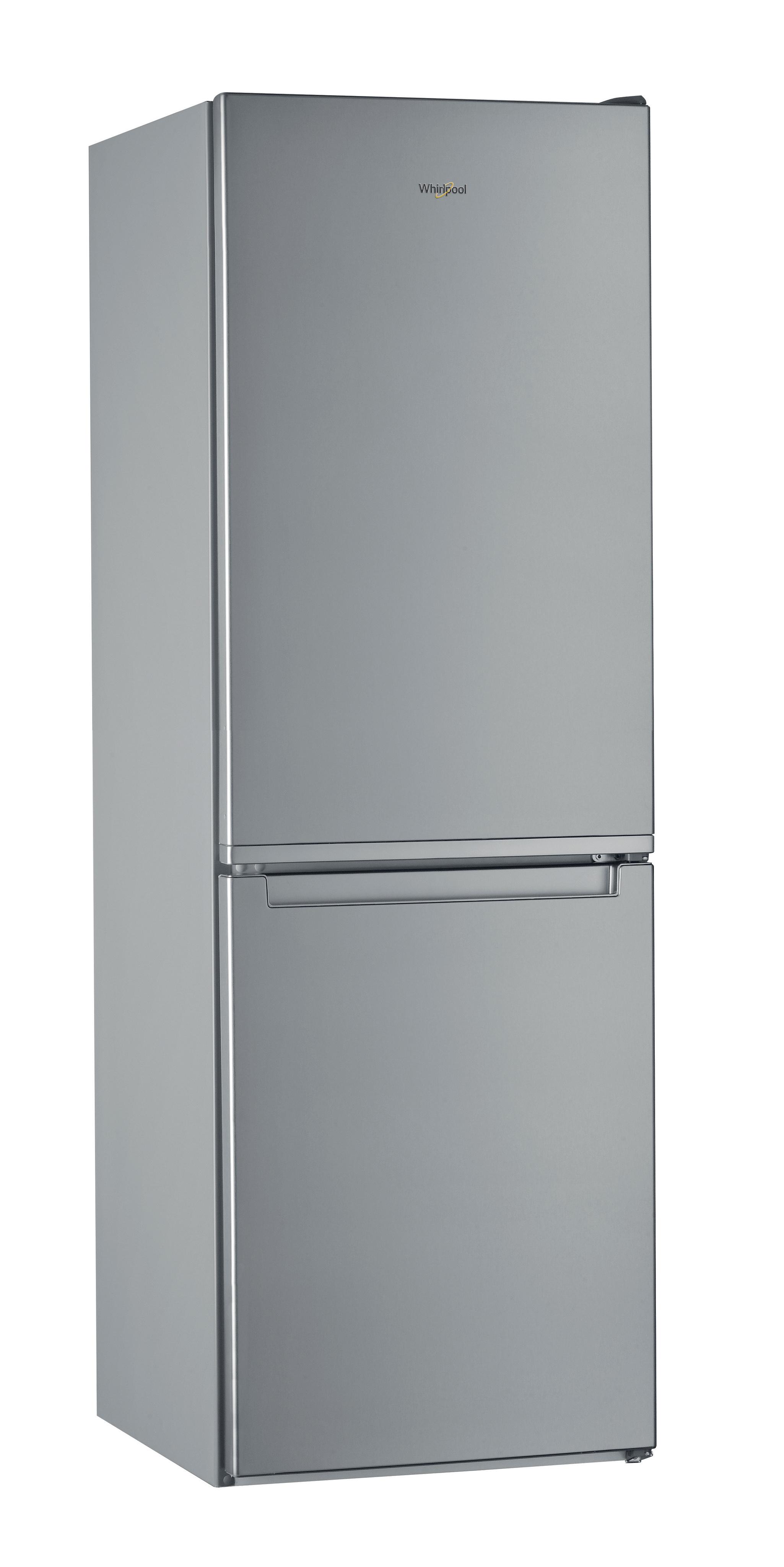 Whirlpool Kombiskap Frittstående W5 721E OX 2 Optic Inox 2 doors Perspective