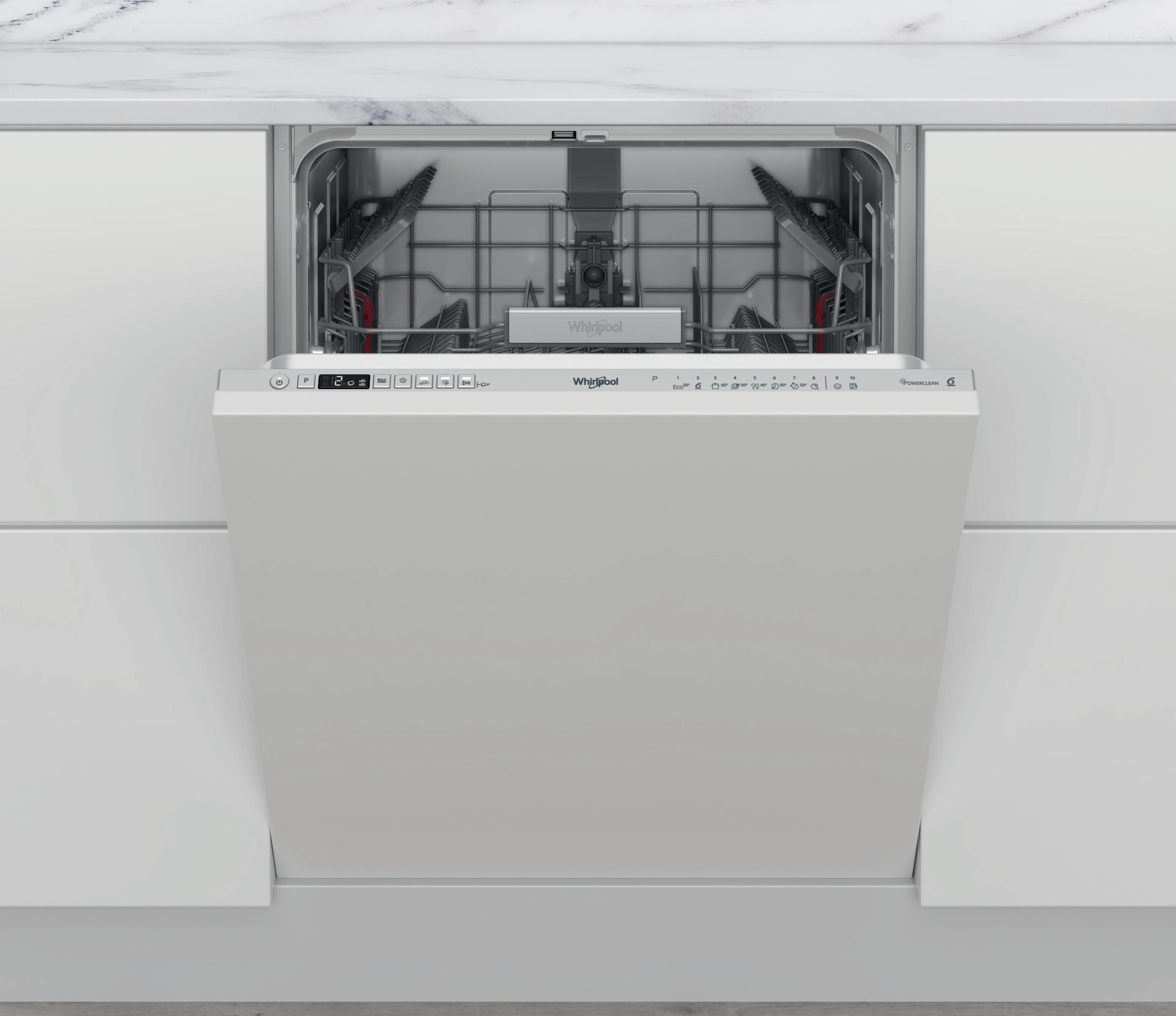 Whirlpool Mosogatógép Beépíthető WIO 3T141 PS Full-integrated C Frontal