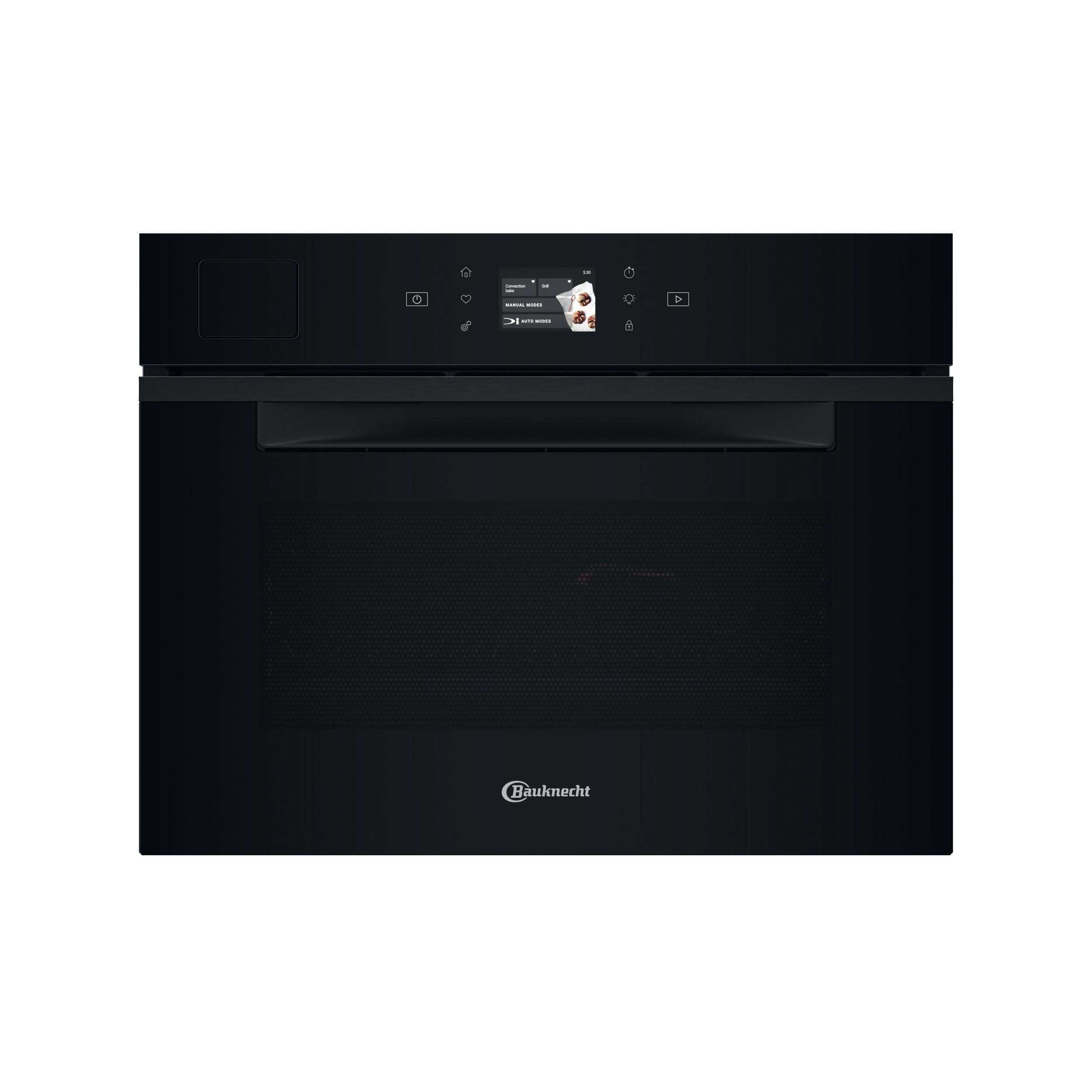 Bauknecht Magnetron Inbouw BCT11A9FHTSK Zwart Elektronisch 53 Combimagnetron 950 Frontal