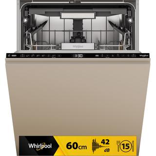 Съдомиялна за вграждане Whirlpool MaxiSpace: черен цвят, пълен размер - W7I HF60 TUS