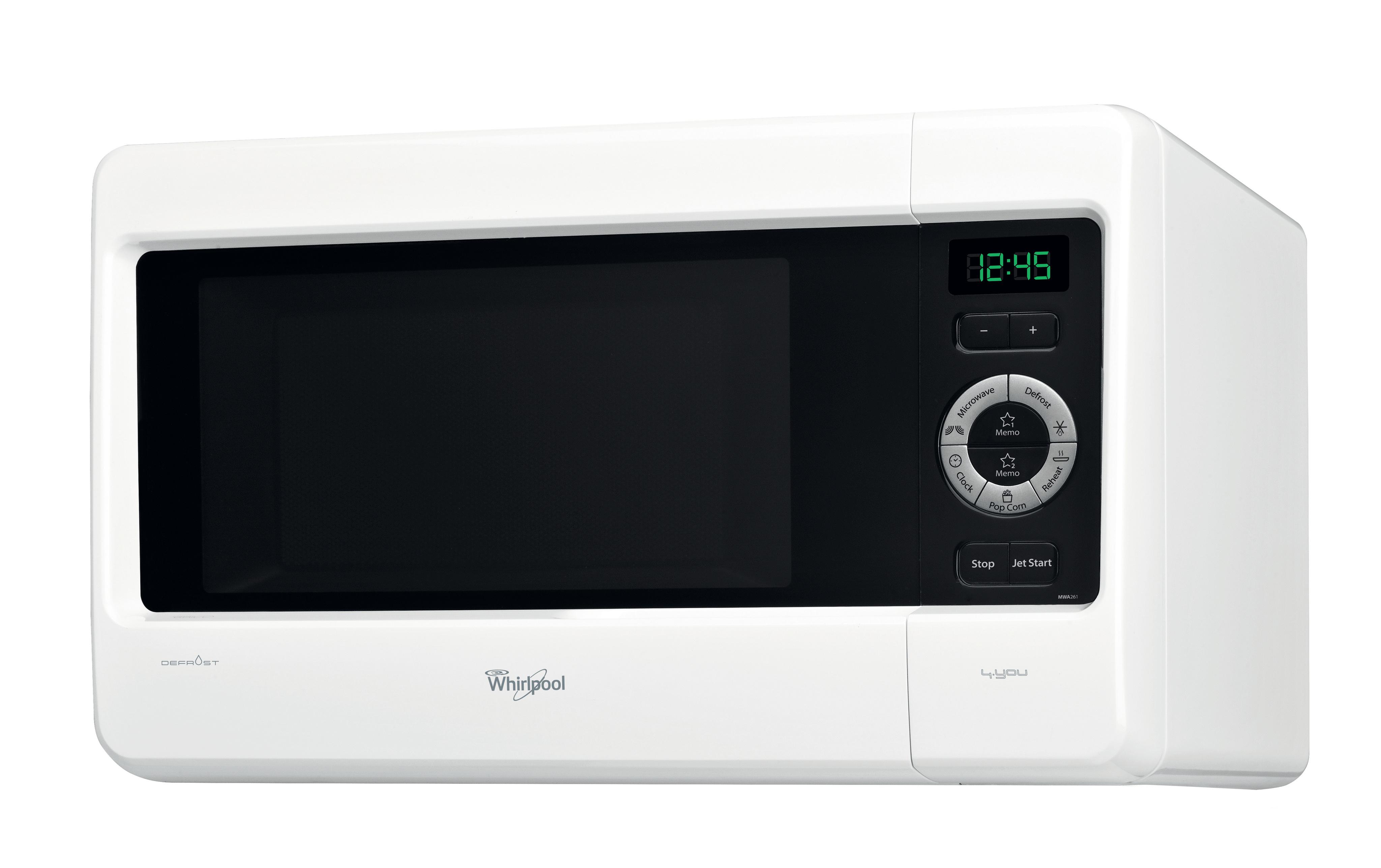 Whirlpool Frittstående Mikrobølgeovn - MWA 260 WH | Whirlpool Norge