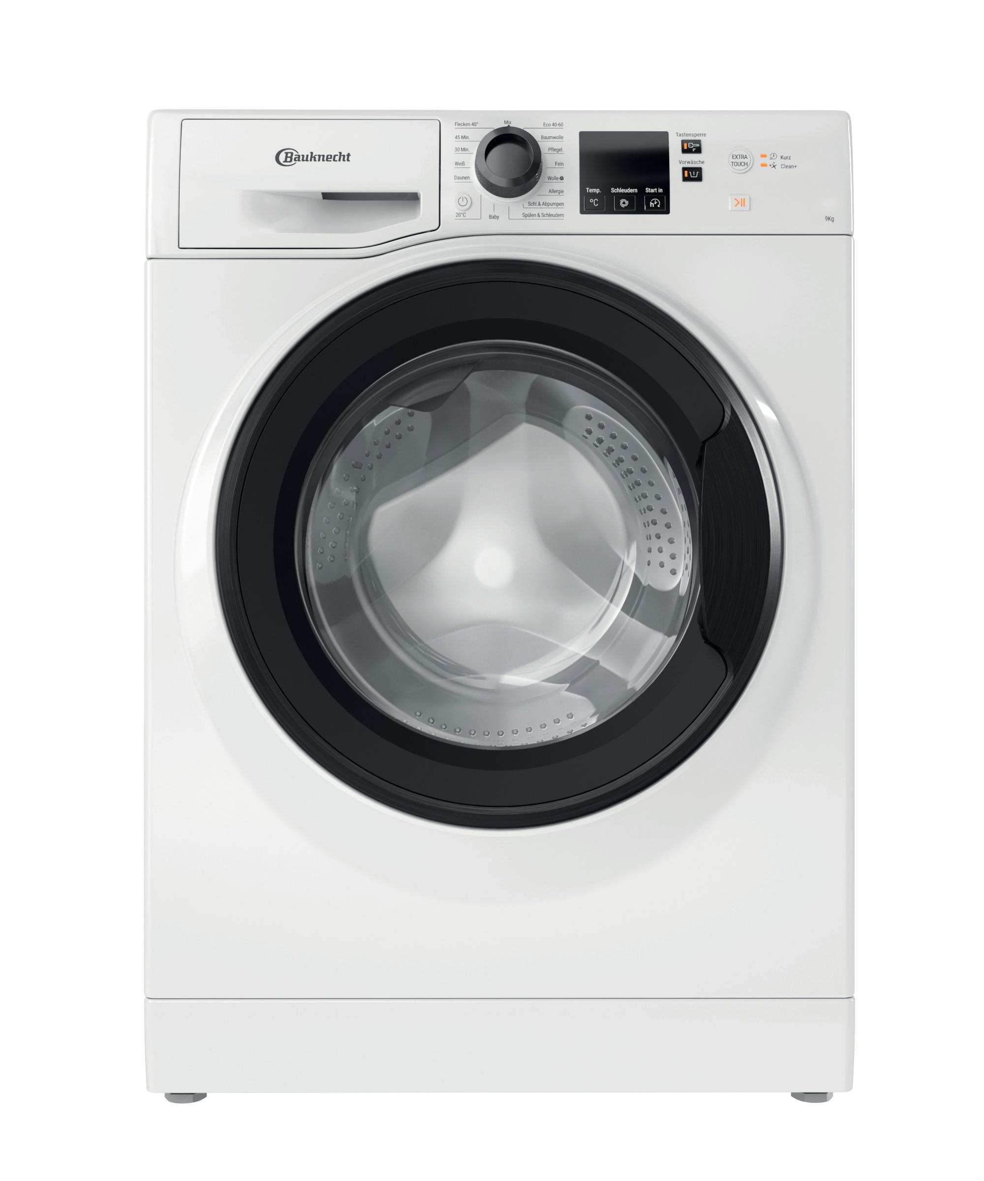 Bauknecht Vaskemaskine Fritstående BPW 914 A Hvid Frontbetjent A Frontal